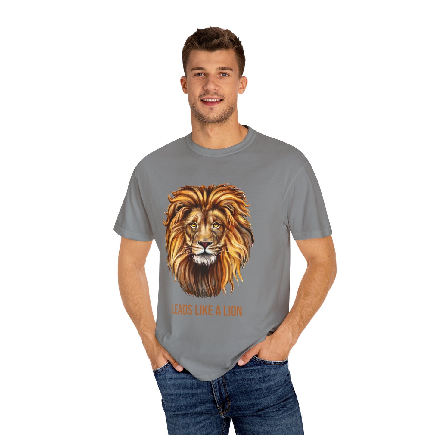 BACK TO SCHOOL FEARLESS LION TSHIRT INSPIRATIONAL Tee, Gift for Animal Lovers, Motivational Shirt, Casual Wear Top