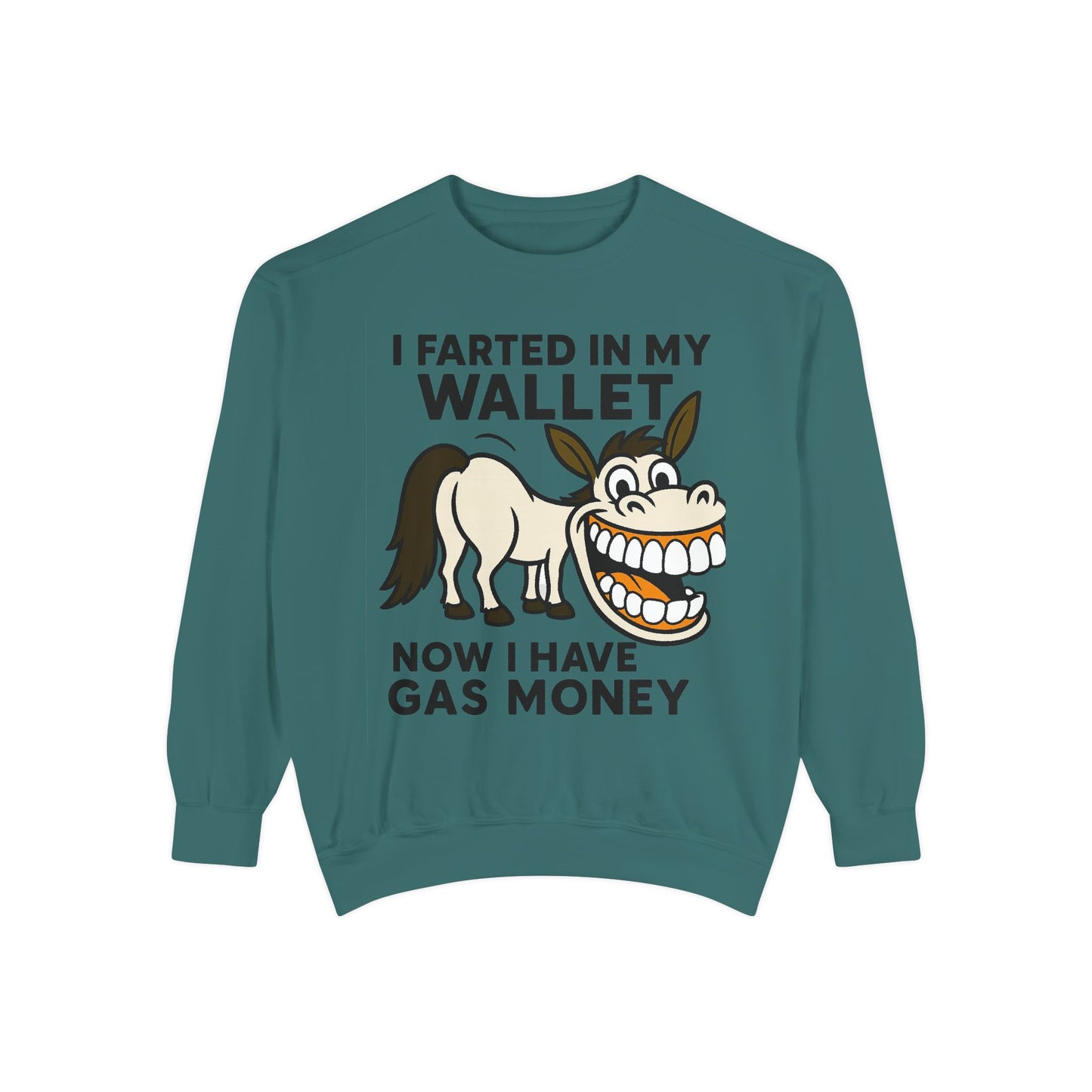 GAS COLLEGE SWEATSHIRT Unisex Garment-Dyed Sweatshirt