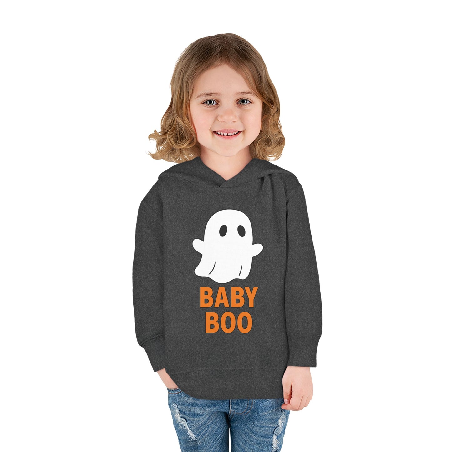 HALLLOWEEN BABY BOO HODDIE Toddler Pullover Fleece Hoodie