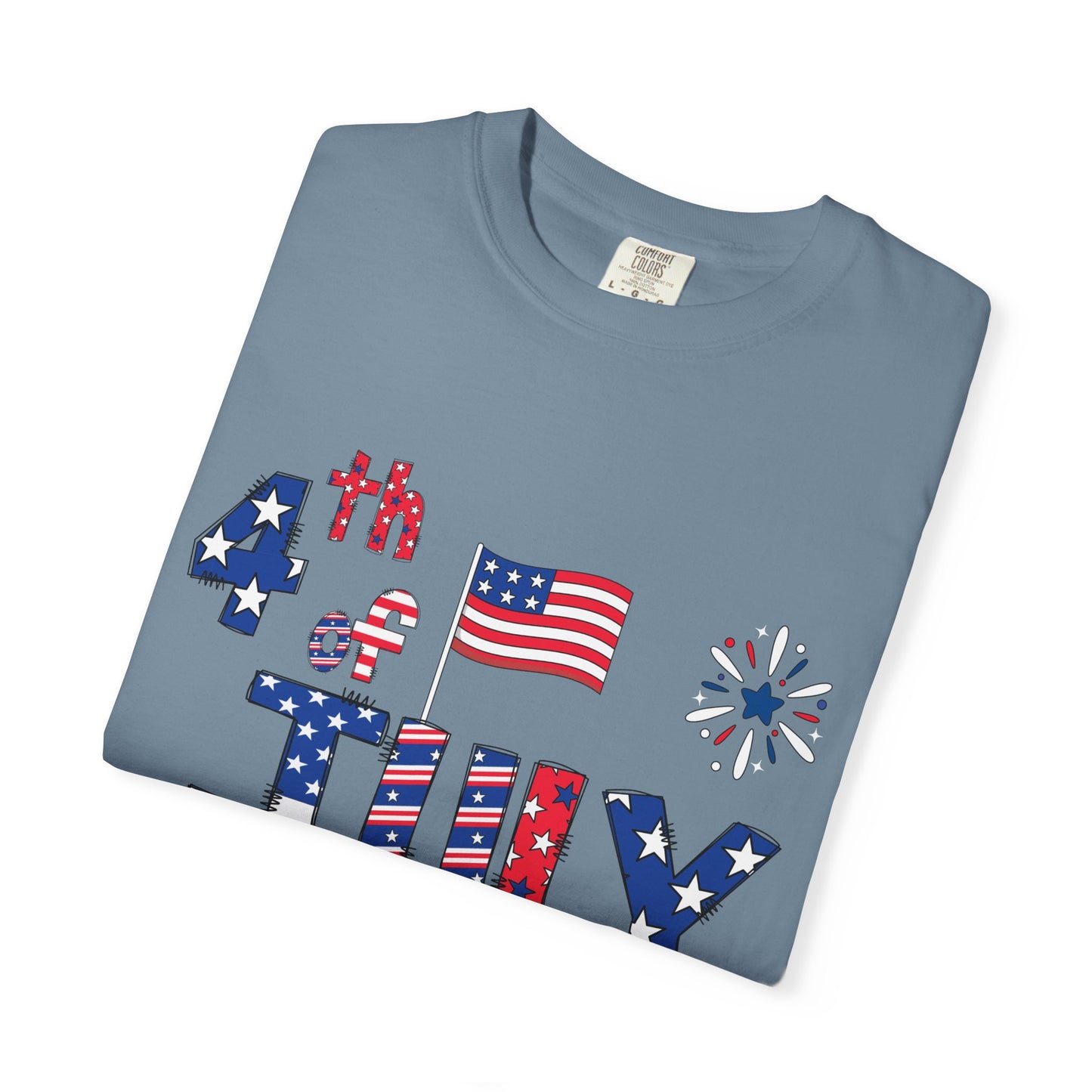 Patriotic 4th of July T-Shirt | Unisex Garment-Dyed Tee, Independence Day Apparel, Red White Blue Shirt, Summer BBQ Outfit, [...]