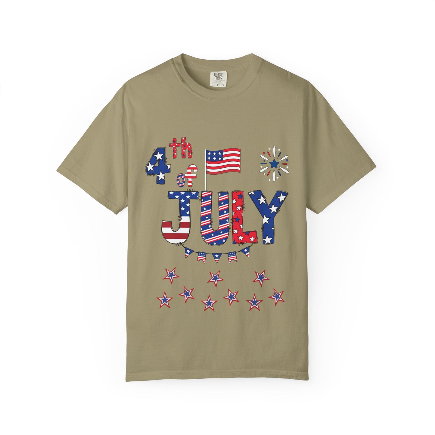Patriotic 4th of July T-Shirt | Unisex Garment-Dyed Tee, Independence Day Apparel, Red White Blue Shirt, Summer BBQ Outfit, [...]