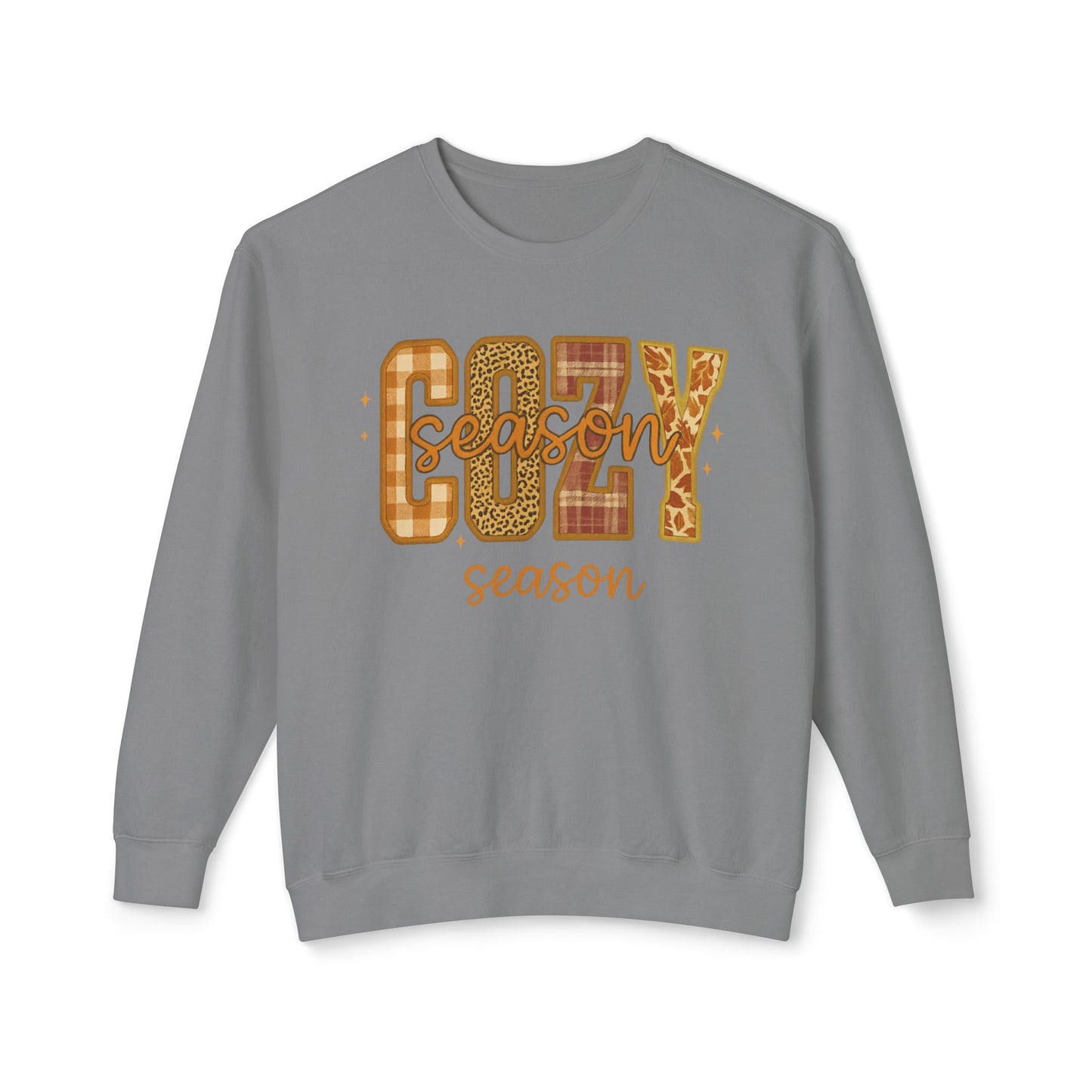 FALL COZY SEASON SWEATSHIRT Unisex Lightweight Crewneck Sweatshirt