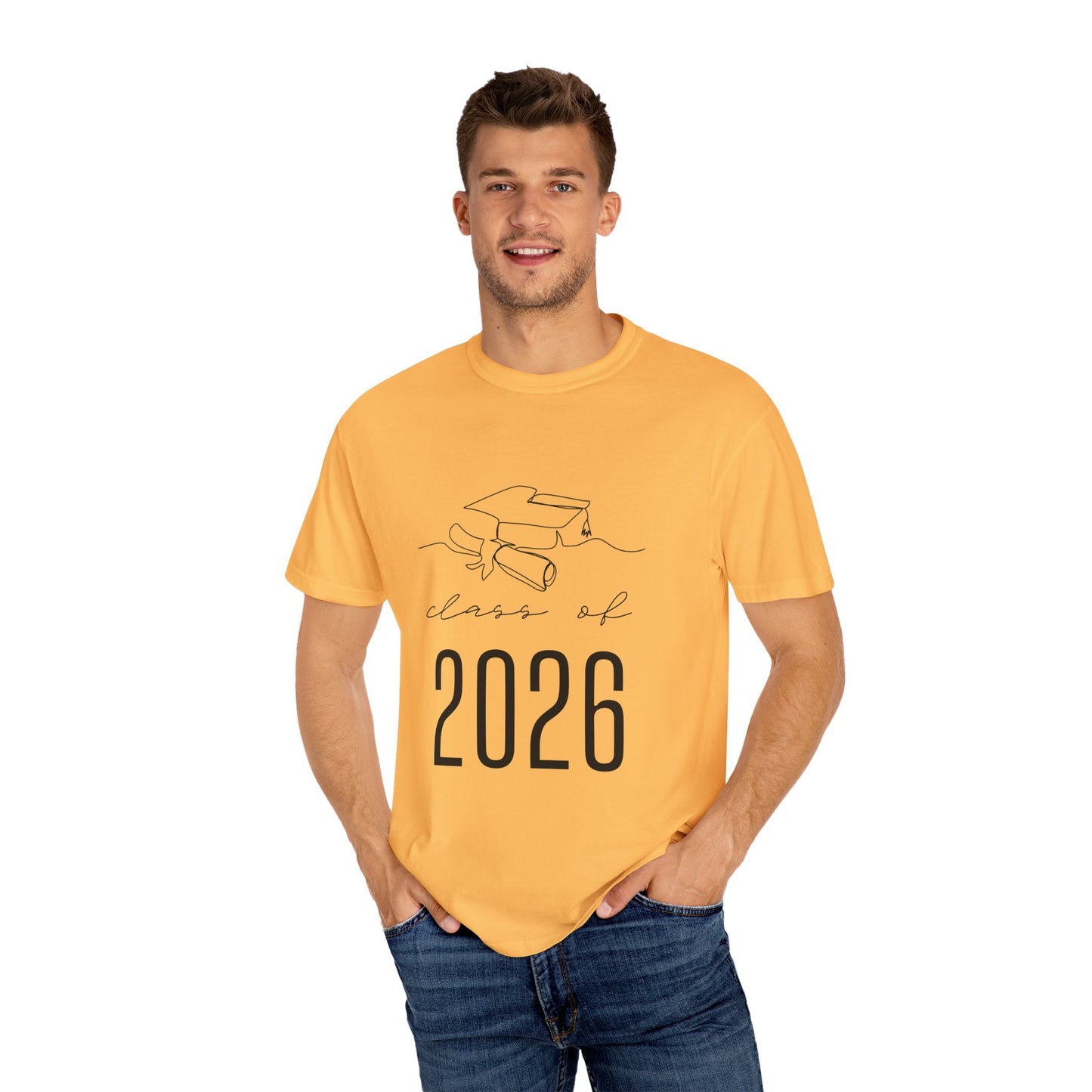 GRADUATION TSHIRT CLASS OF 2026 Unisex School Spirit Shirt, Grad Gift, Comfortable Cotton Top