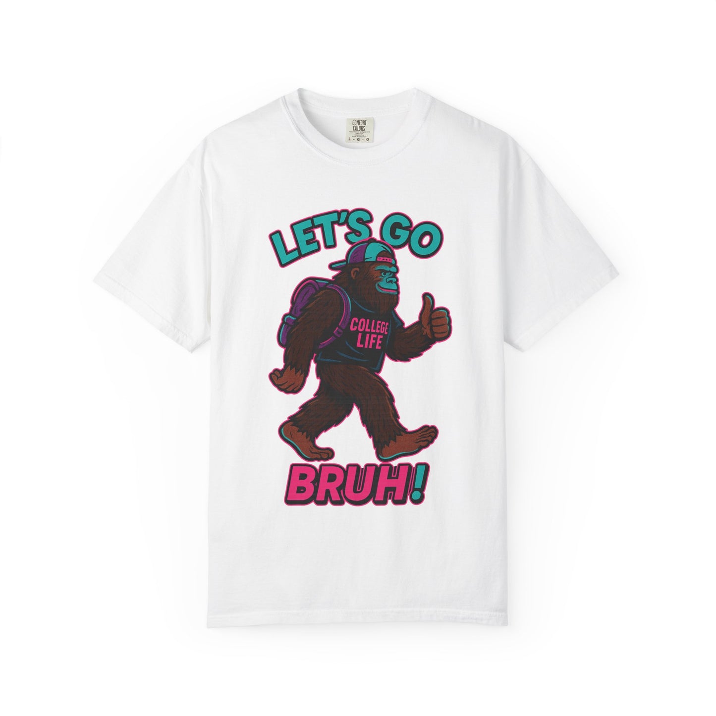 BIG FOOT 80's COLLEGE  TEES Unisex Garment-Dyed T-shirt