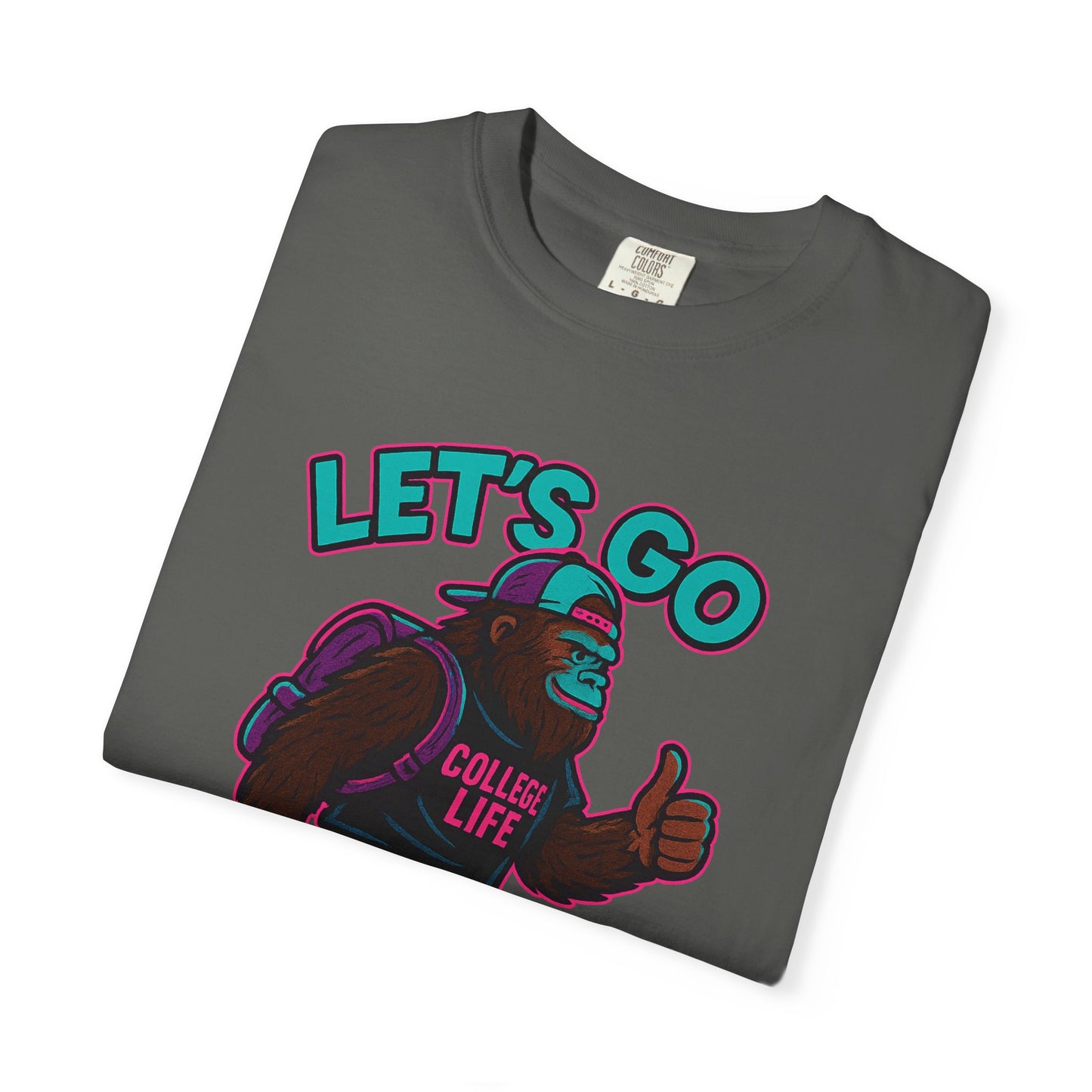 BIG FOOT 80's COLLEGE  TEES Unisex Garment-Dyed T-shirt