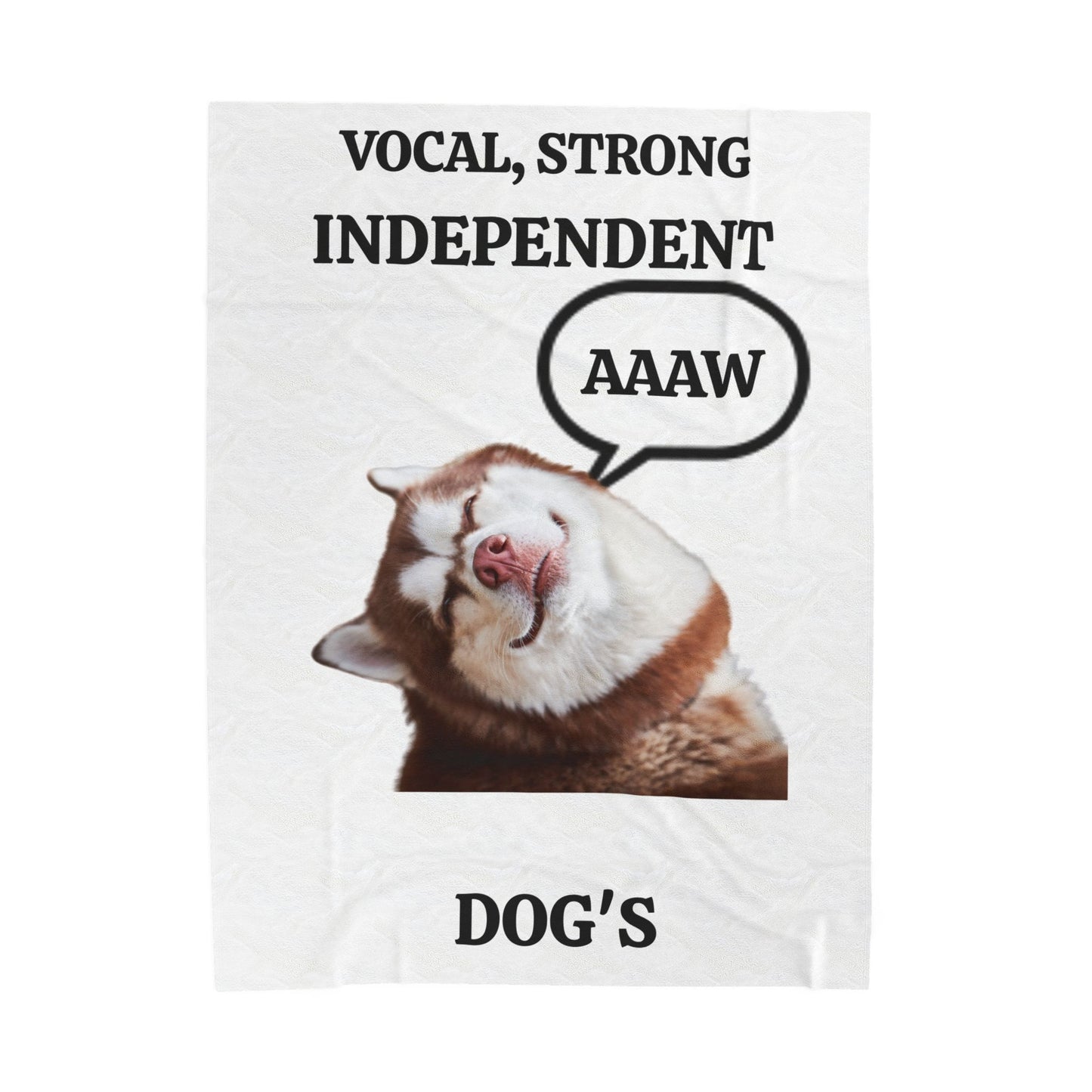 MY PET DOG  PERSONALIZED VELVETEEN BLANKET (Placeholder Do Not Publish)