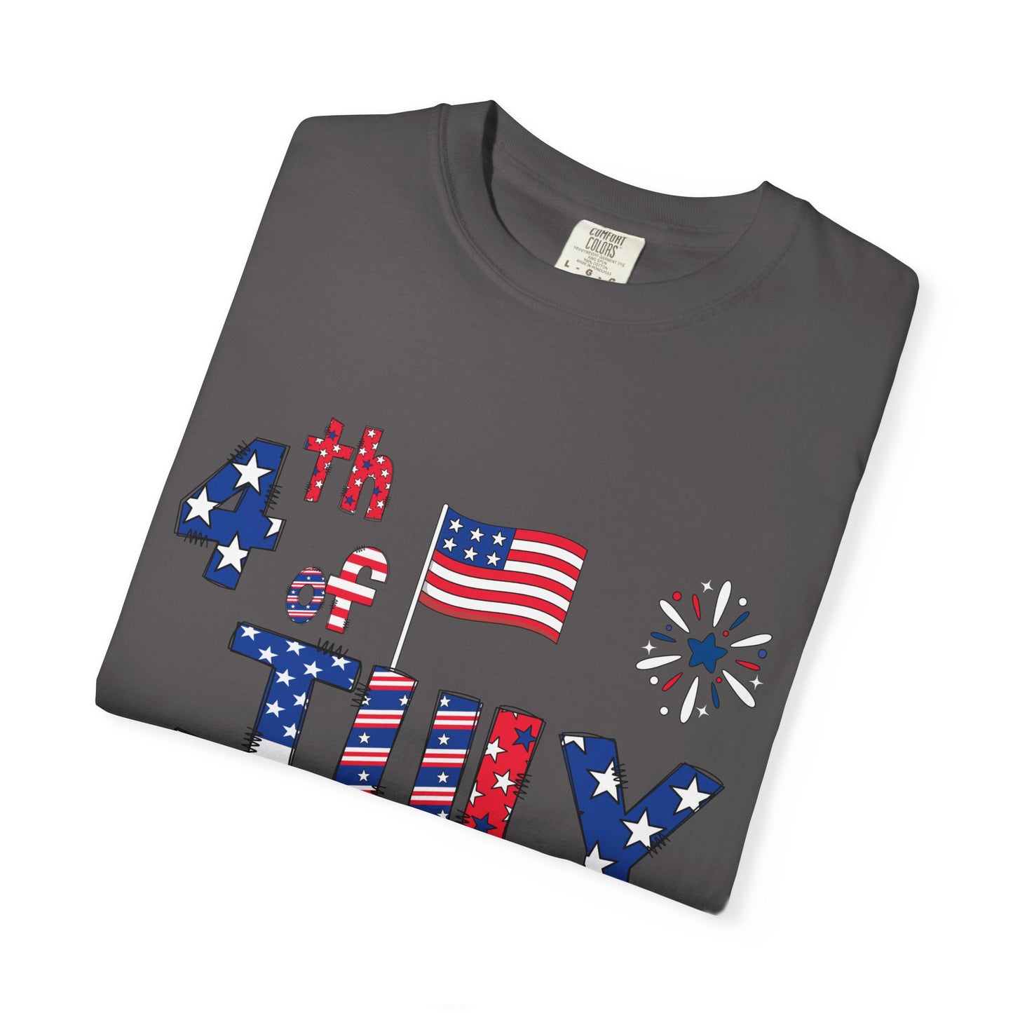 Patriotic 4th of July T-Shirt | Unisex Garment-Dyed Tee, Independence Day Apparel, Red White Blue Shirt, Summer BBQ Outfit, [...]