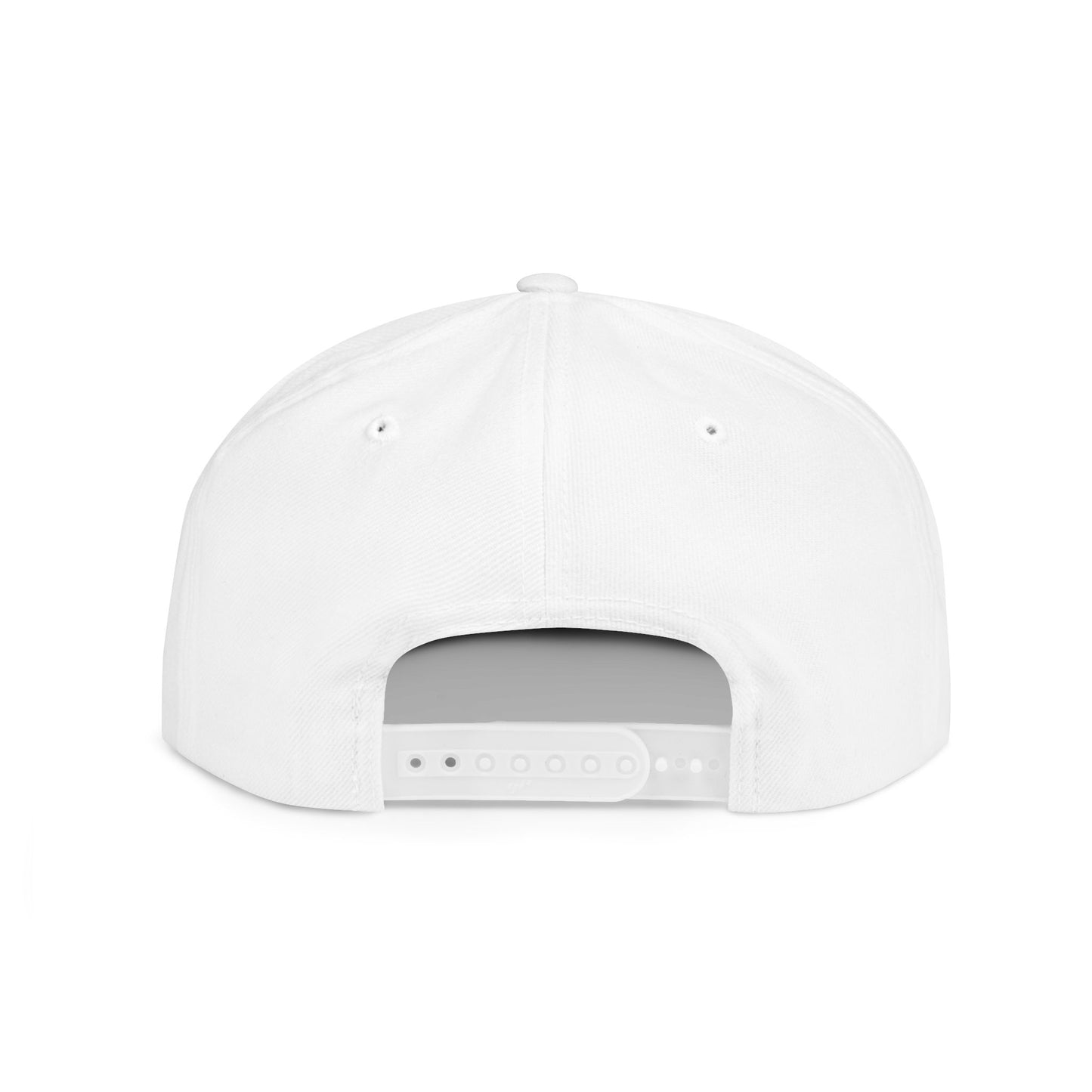Custom Flat Bill Snapback Hat - Personalizable Sports Cap with Silhouette Design