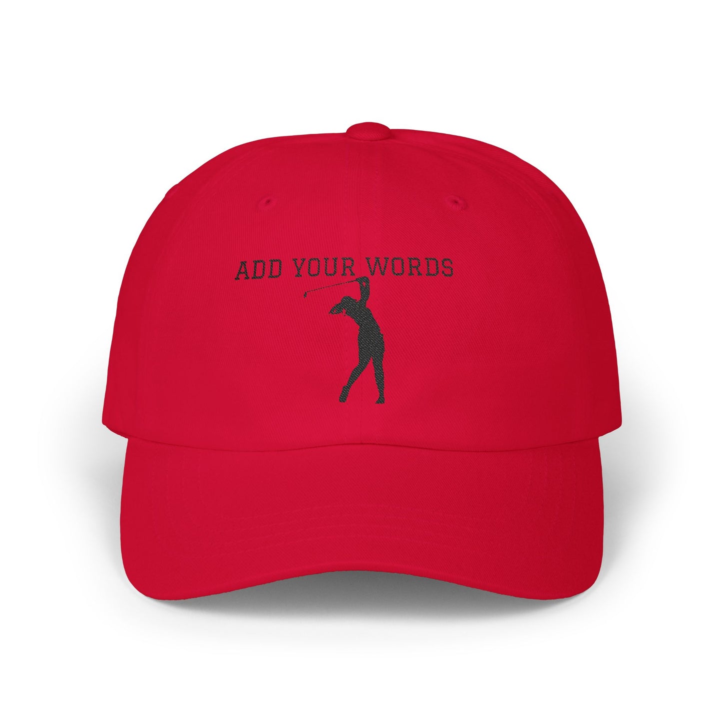 Custom Golf Dad Cap with Personalizable Text