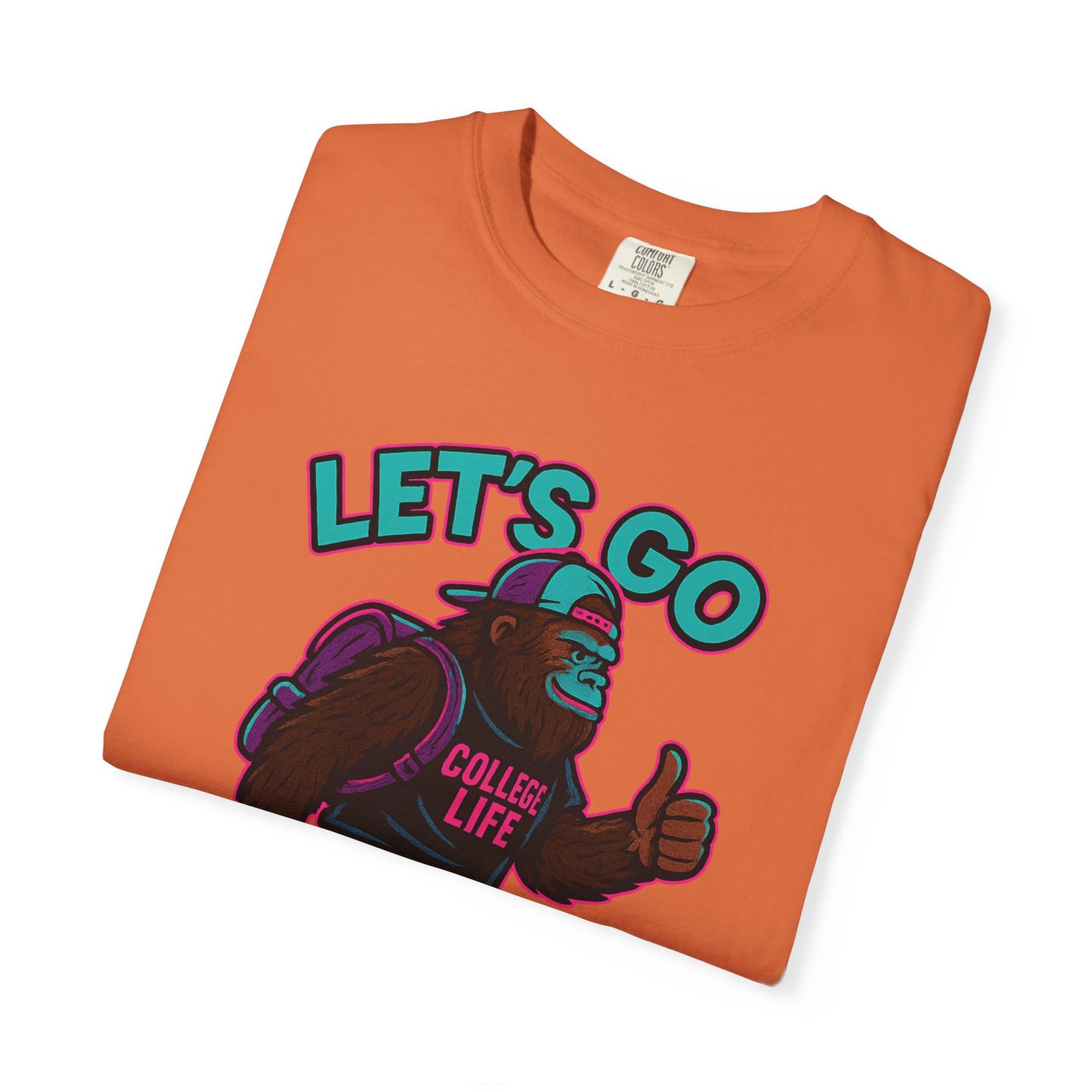 BIG FOOT 80's COLLEGE  TEES Unisex Garment-Dyed T-shirt