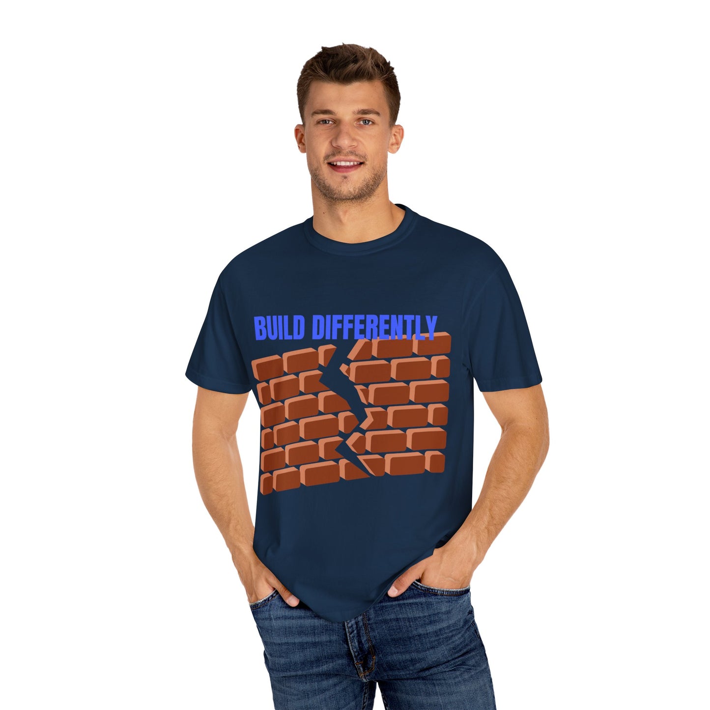 BACK TO SCHOOL UNISEX TSHIRT' BUILT DIFFERENTLY Motivational Shirt, Gift for Creatives, Casual Wear, Art-Inspired Fashion