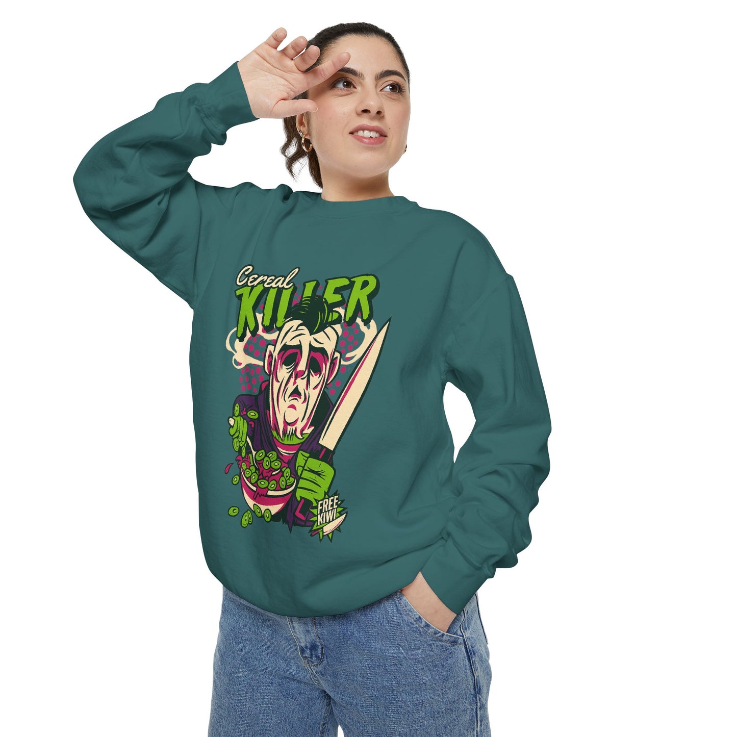 HALLOWEEN SERIAL CERAEL KILLER SWEATSHIRT Unisex Garment-Dyed Sweatshirt
