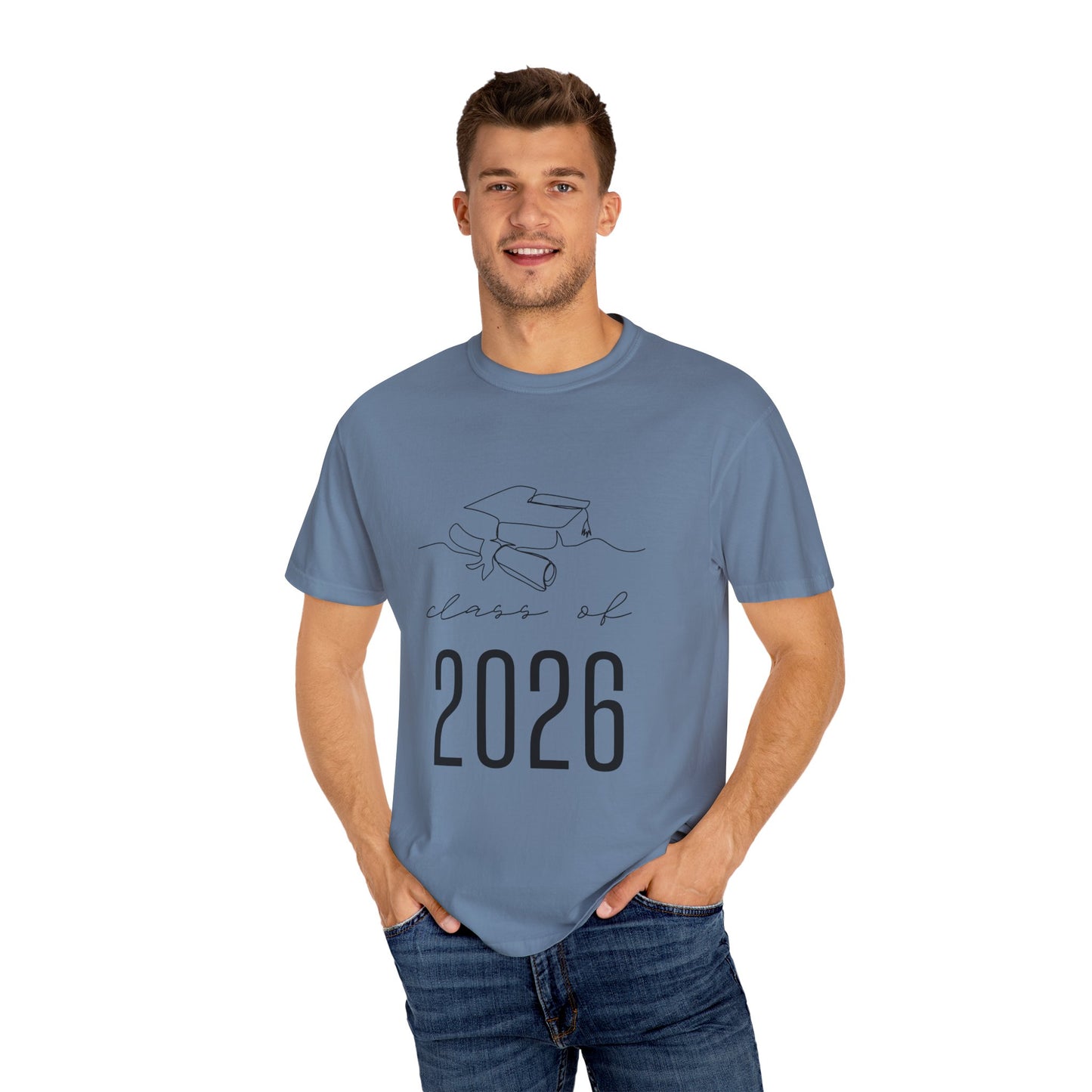 GRADUATION TSHIRT CLASS OF 2026 Unisex School Spirit Shirt, Grad Gift, Comfortable Cotton Top