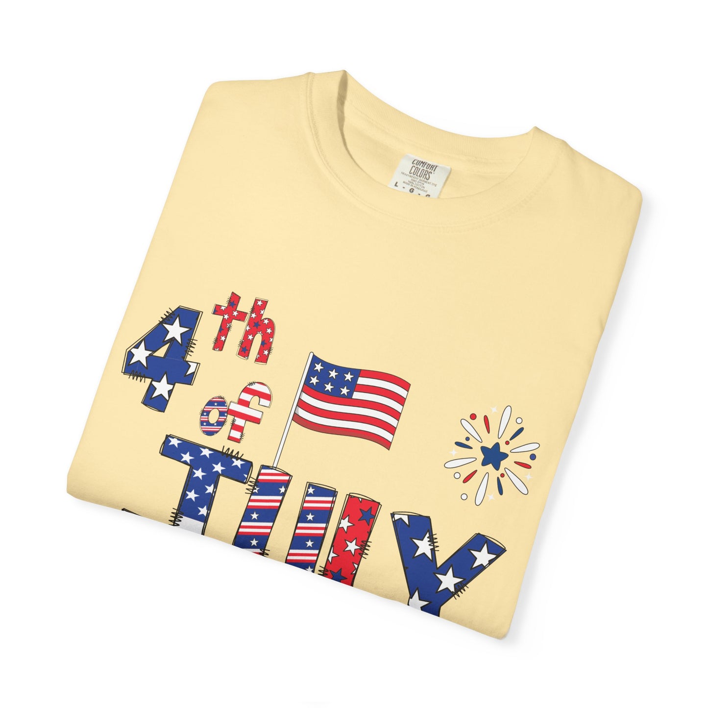 Patriotic 4th of July T-Shirt | Unisex Garment-Dyed Tee, Independence Day Apparel, Red White Blue Shirt, Summer BBQ Outfit, [...]