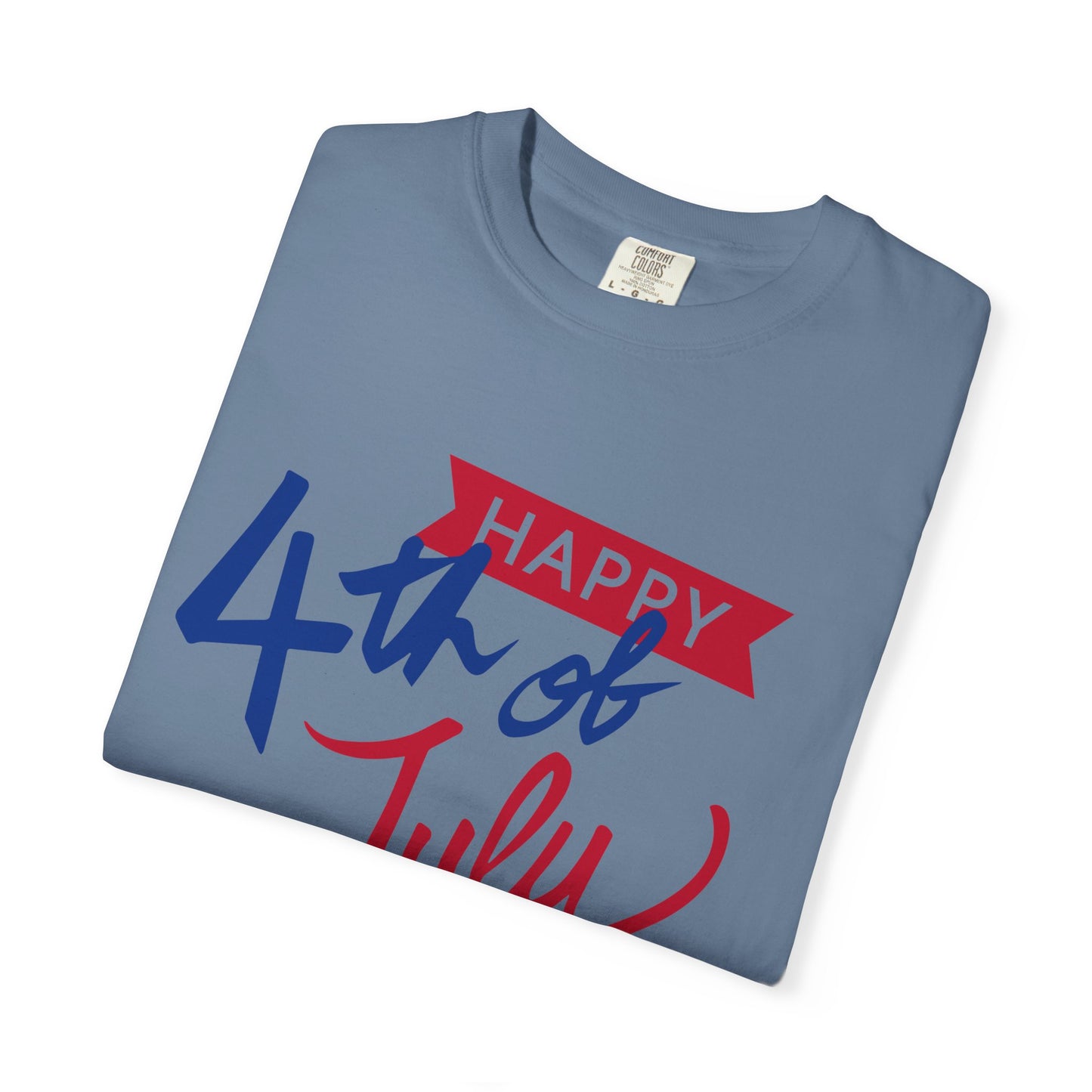 Happy 4th of July Unisex T-shirt, Patriotic Tee for Independence Day, Summer Celebration Shirt, Fireworks Design, Gift for Friends