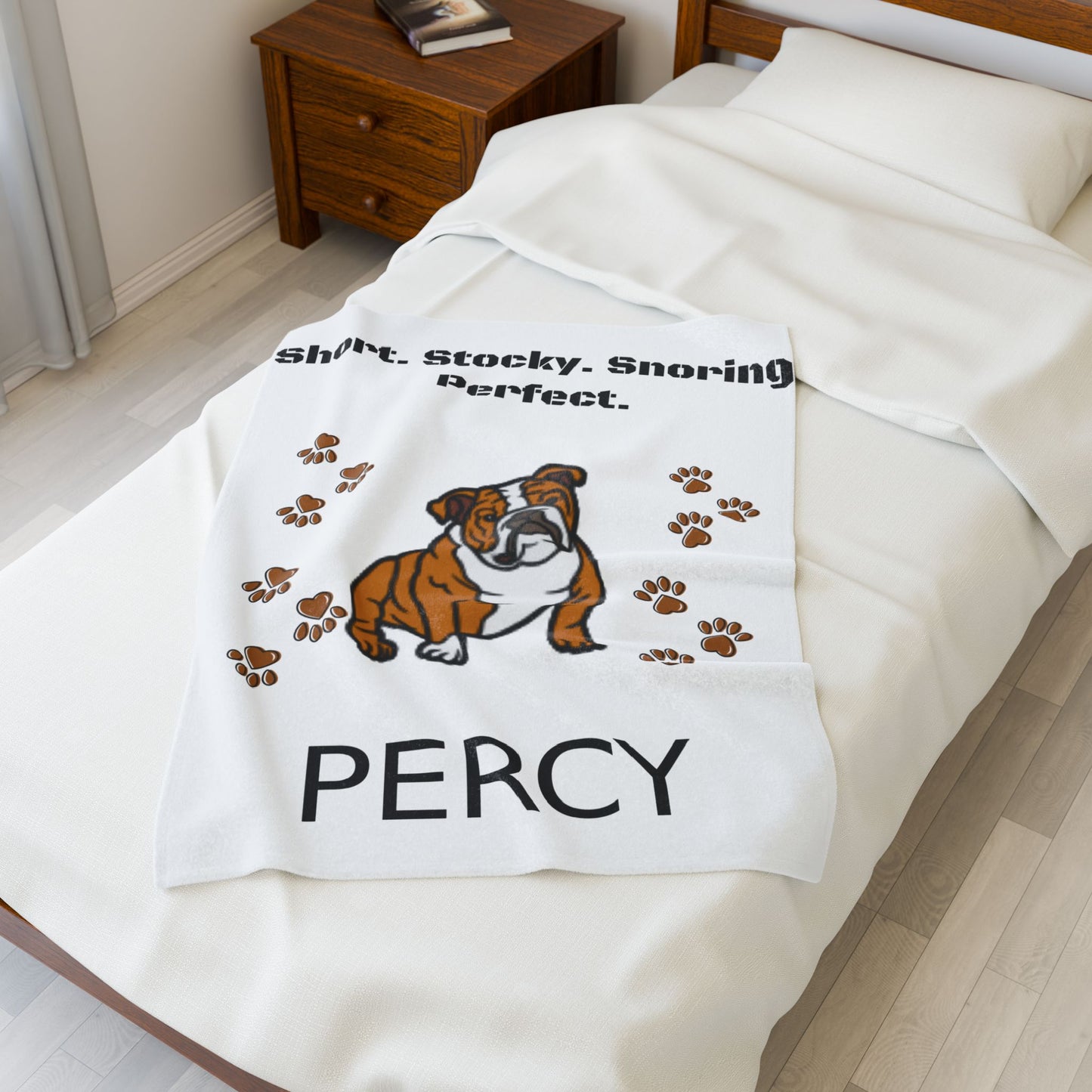 MY PET DOG PERSONALIZED Velveteen Plush Blanket (Placeholder Do Not Publish)