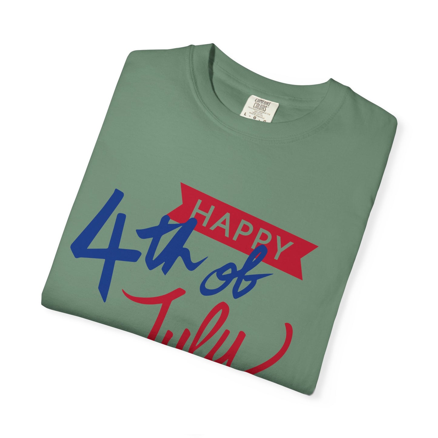 Happy 4th of July Unisex T-shirt, Patriotic Tee for Independence Day, Summer Celebration Shirt, Fireworks Design, Gift for Friends