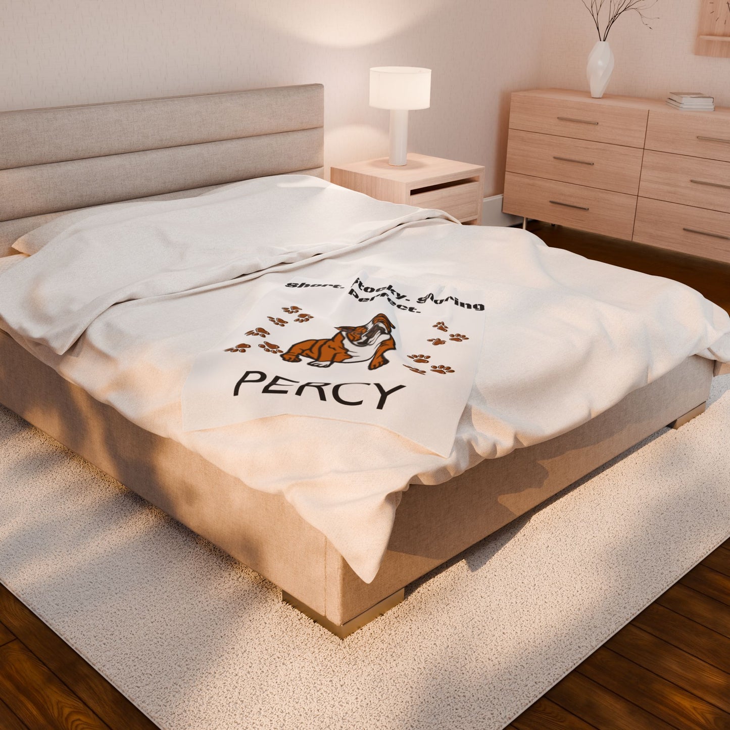 MY PET DOG PERSONALIZED Velveteen Plush Blanket (Placeholder Do Not Publish)