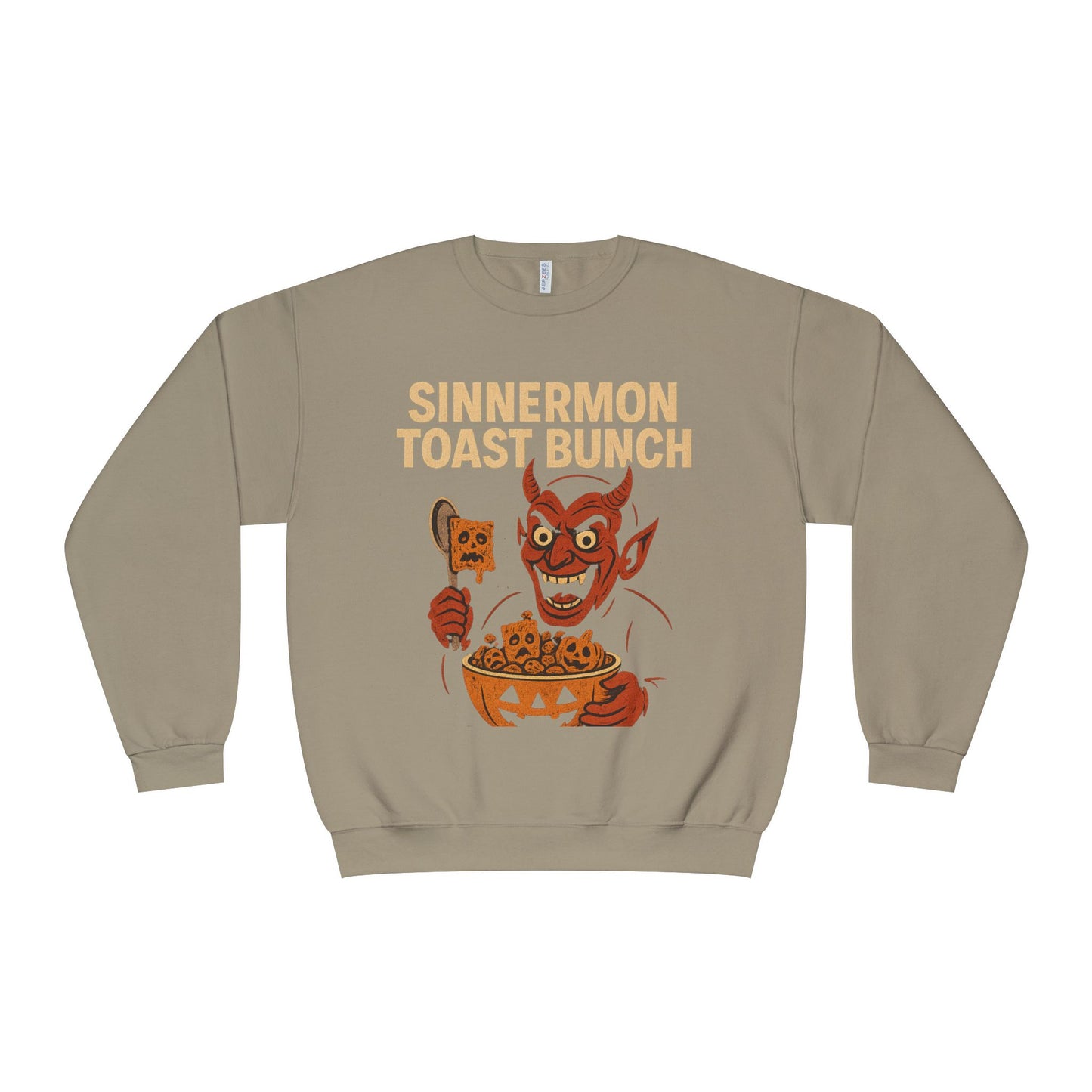 NEW SINNERMON TOAST HALLOWEEN SWEATSHIRT Unisex NuBlend® Crewneck Sweatshirt