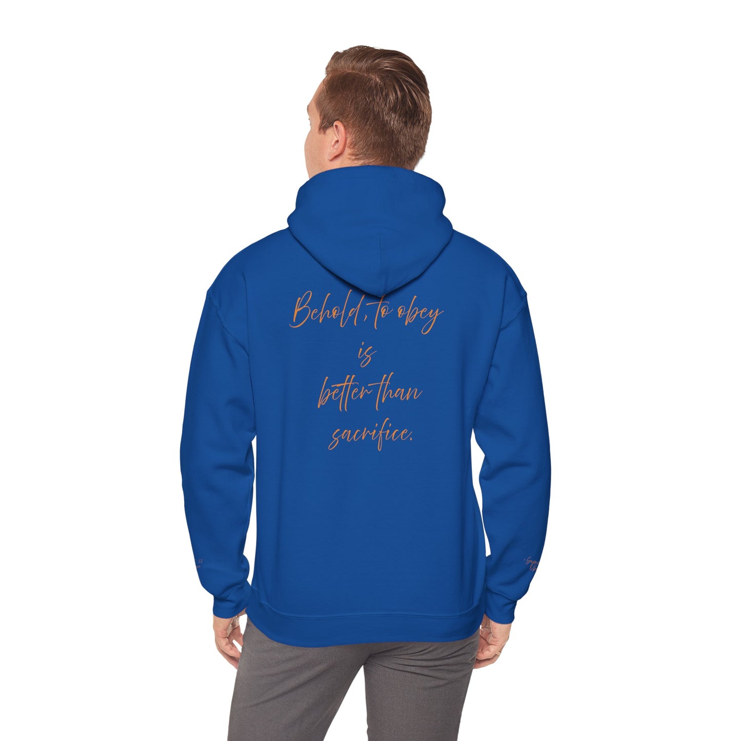 INSPIRATIONAL Unisex Hoodie - 'Obedience' & 'Sacrifice' Quotes