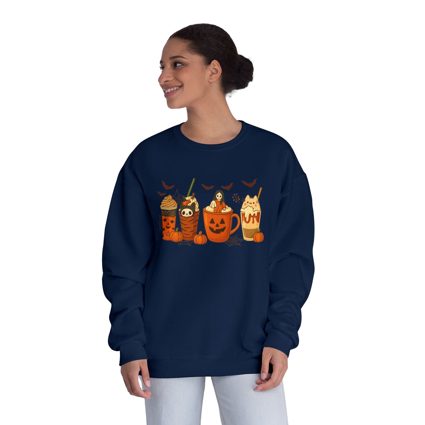 HALLOWEEN WITCHES DRINK SWEATSHIRT Unisex NuBlend® Crewneck Sweatshirt