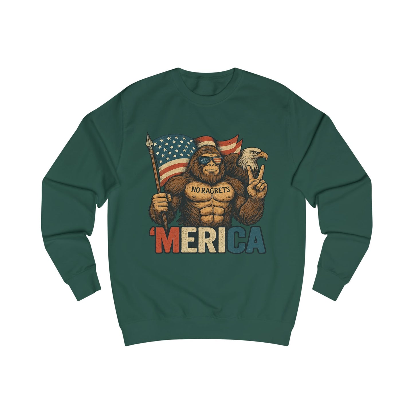 BIG FOOT MERICA  Unisex SWEATSHIRT (Placeholder Do Not Publish)