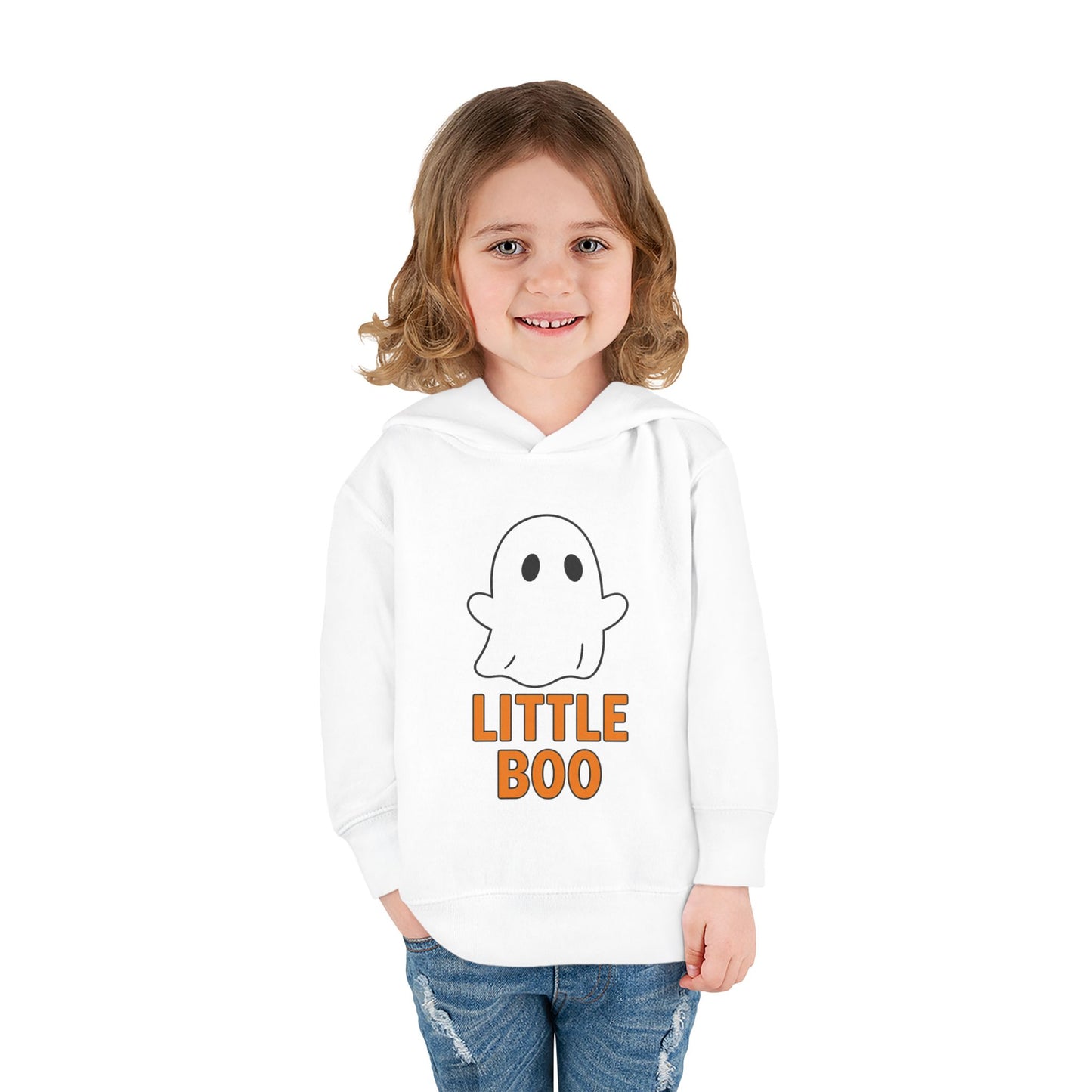 HALLOWEEN LITTLE BOO HODDIE Toddler Pullover Fleece Hoodie
