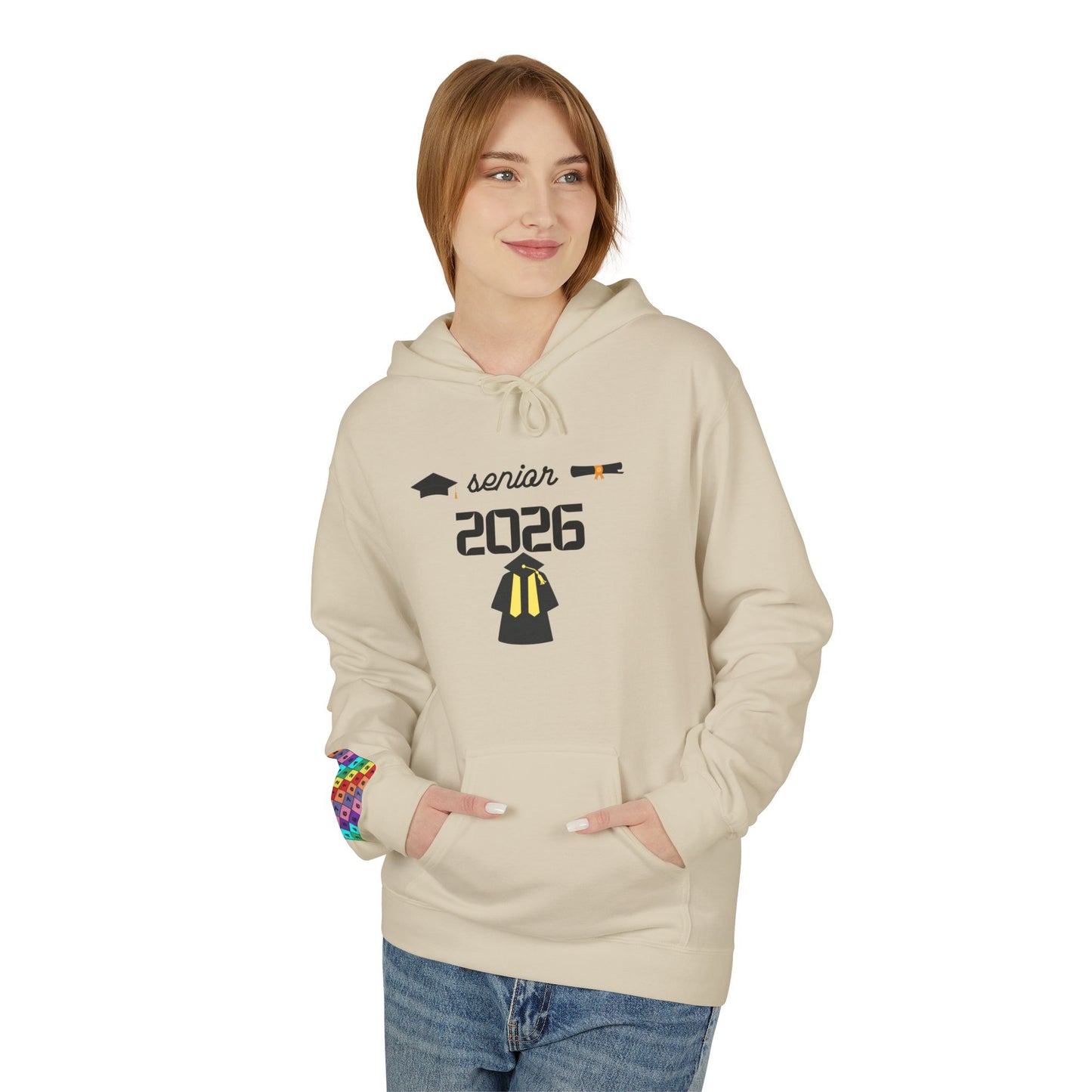 Graduation 2026 Hoodie, Softstyle Fleece Sweatshirt, Unisex College Apparel, Gift for Graduates, Cozy Graduation Outfit