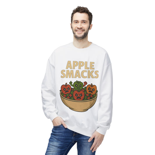 NEW APPLE SMACKS HALLOWEEN SWEATSHIRTS Unisex Midweight Softstyle Fleece Crewneck Sweatshirt