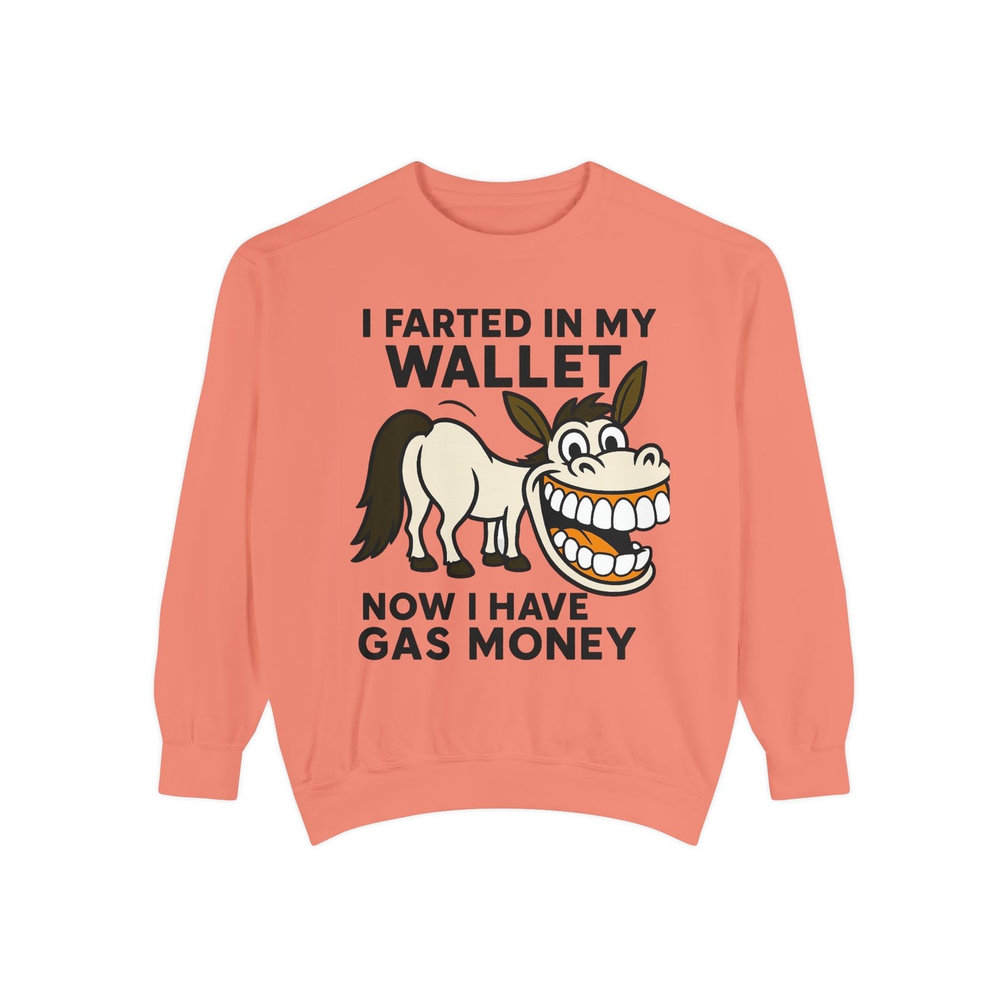 GAS COLLEGE SWEATSHIRT Unisex Garment-Dyed Sweatshirt
