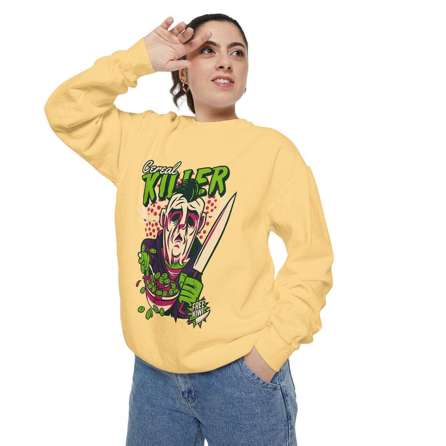 HALLOWEEN SERIAL CERAEL KILLER SWEATSHIRT Unisex Garment-Dyed Sweatshirt