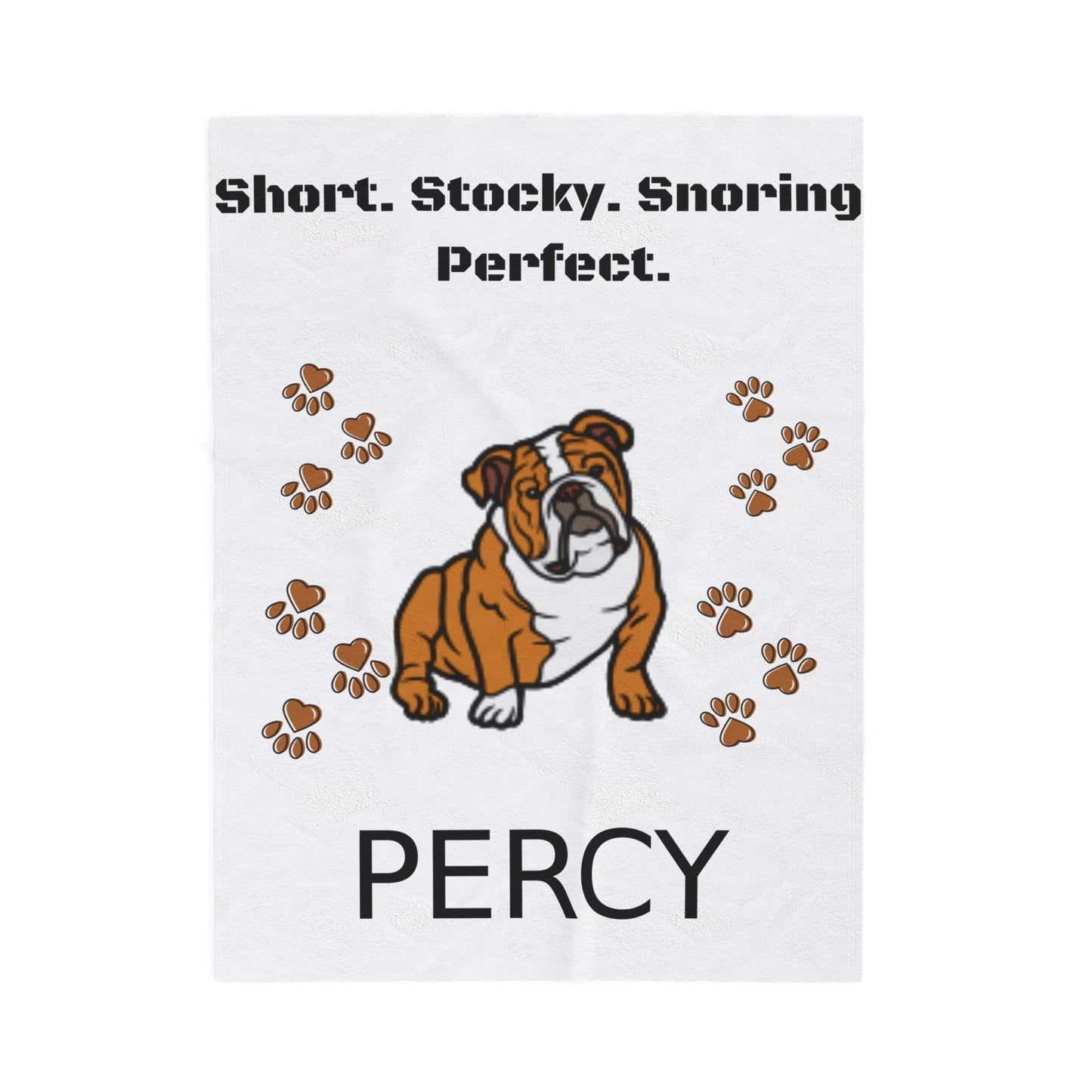 MY PET DOG PERSONALIZED Velveteen Plush Blanket (Placeholder Do Not Publish)