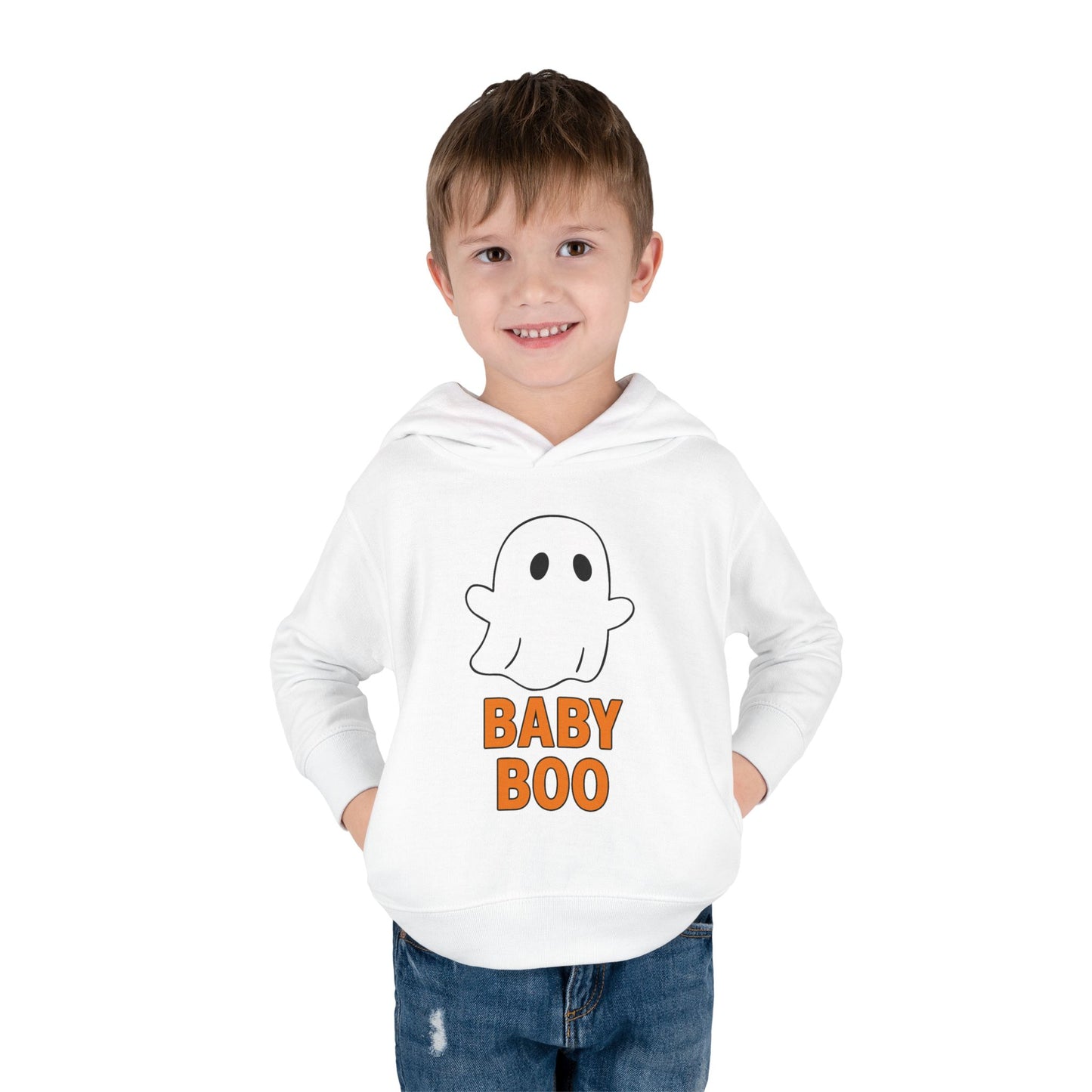 HALLLOWEEN BABY BOO HODDIE Toddler Pullover Fleece Hoodie