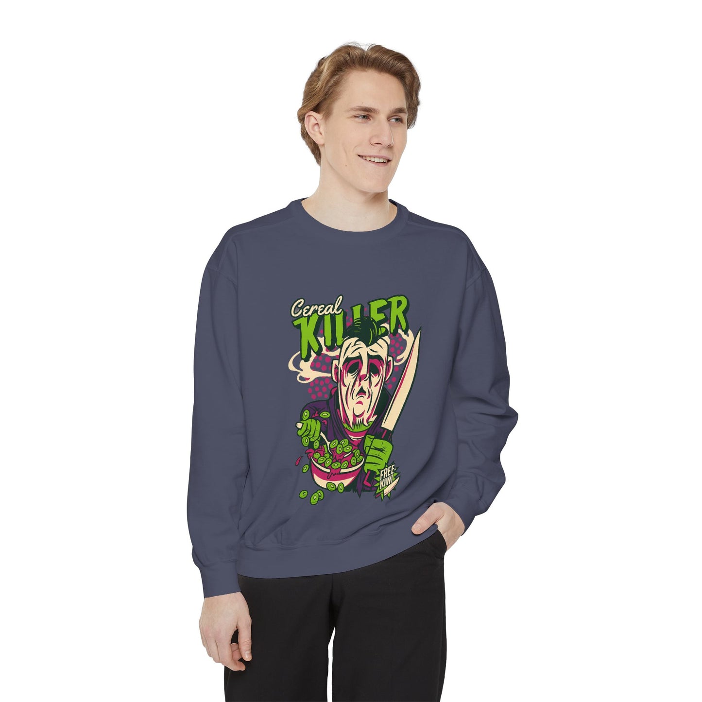 HALLOWEEN SERIAL CERAEL KILLER SWEATSHIRT Unisex Garment-Dyed Sweatshirt