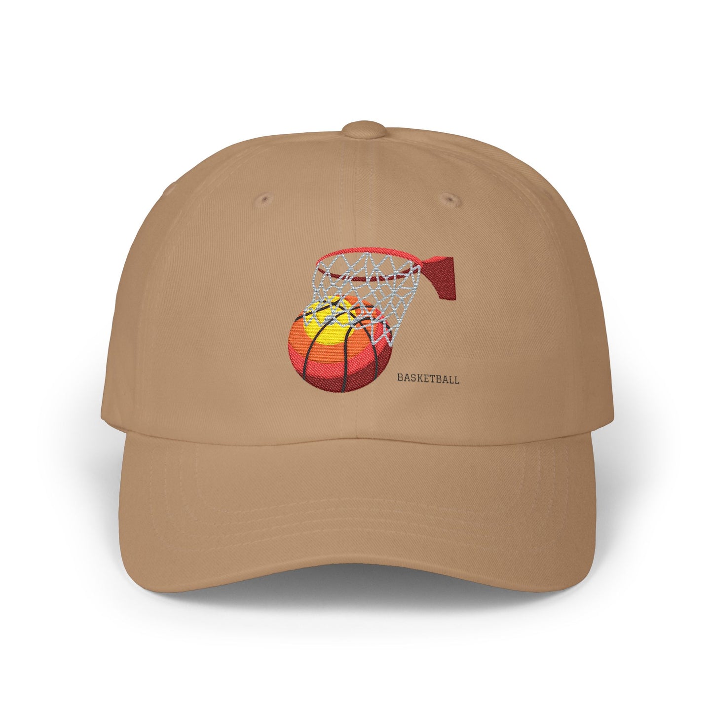 Basketball Dad Cap - Classic White Hat for Sports Lovers