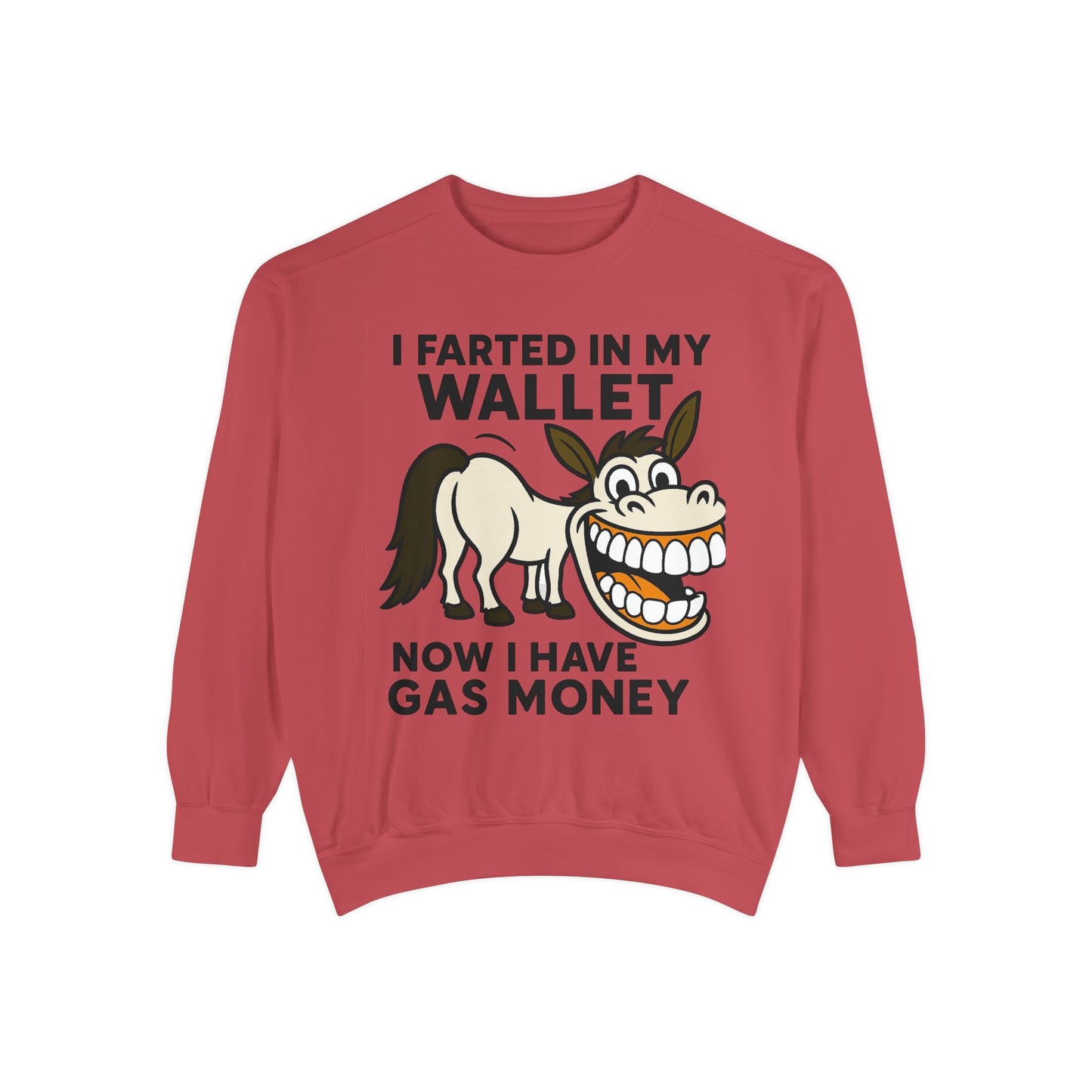 GAS COLLEGE SWEATSHIRT Unisex Garment-Dyed Sweatshirt