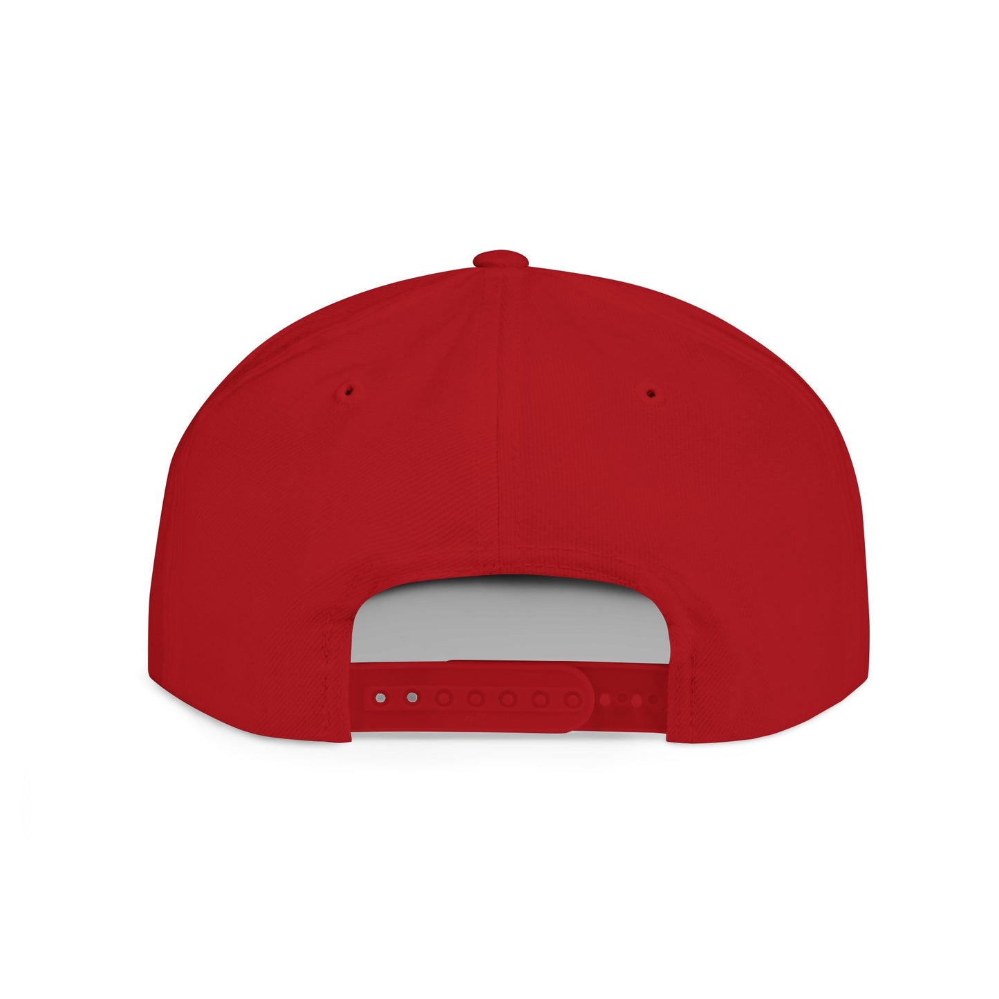 Custom Flat Bill Snapback Hat - Personalizable Sports Cap with Silhouette Design