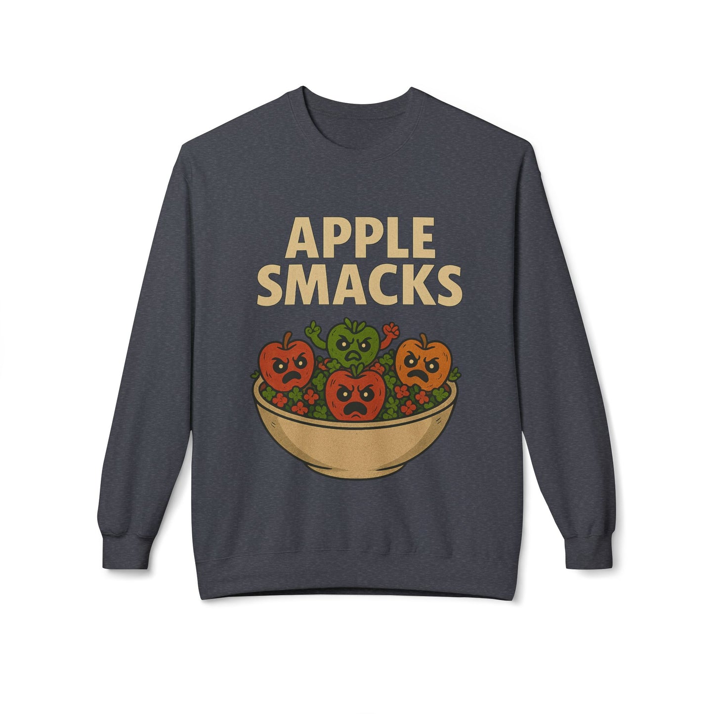 NEW APPLE SMACKS HALLOWEEN SWEATSHIRTS Unisex Midweight Softstyle Fleece Crewneck Sweatshirt