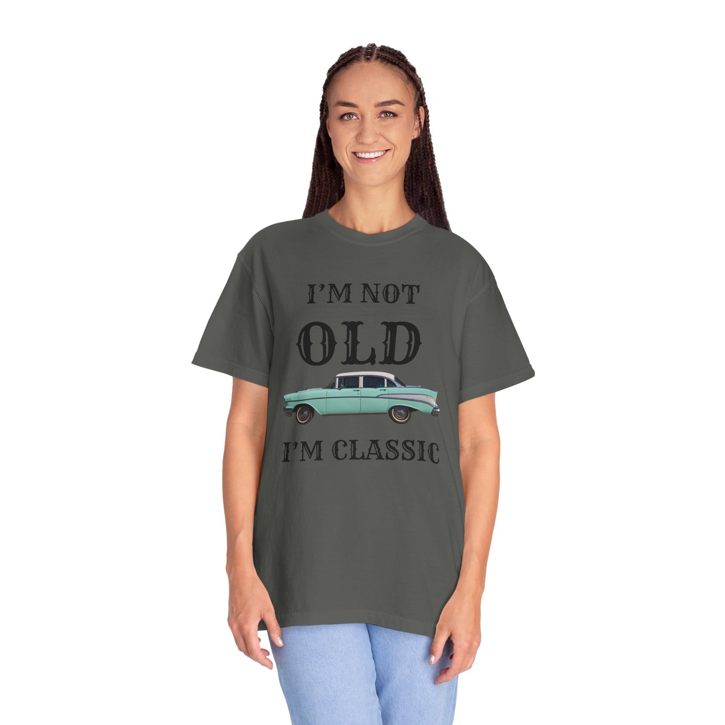 UNISEX VINTAGE CAR TSHIRT | I'm Not Old, I'm Classic | Perfect Gift for Car Lovers, Retro Lovers, Birthdays, Casual Wear