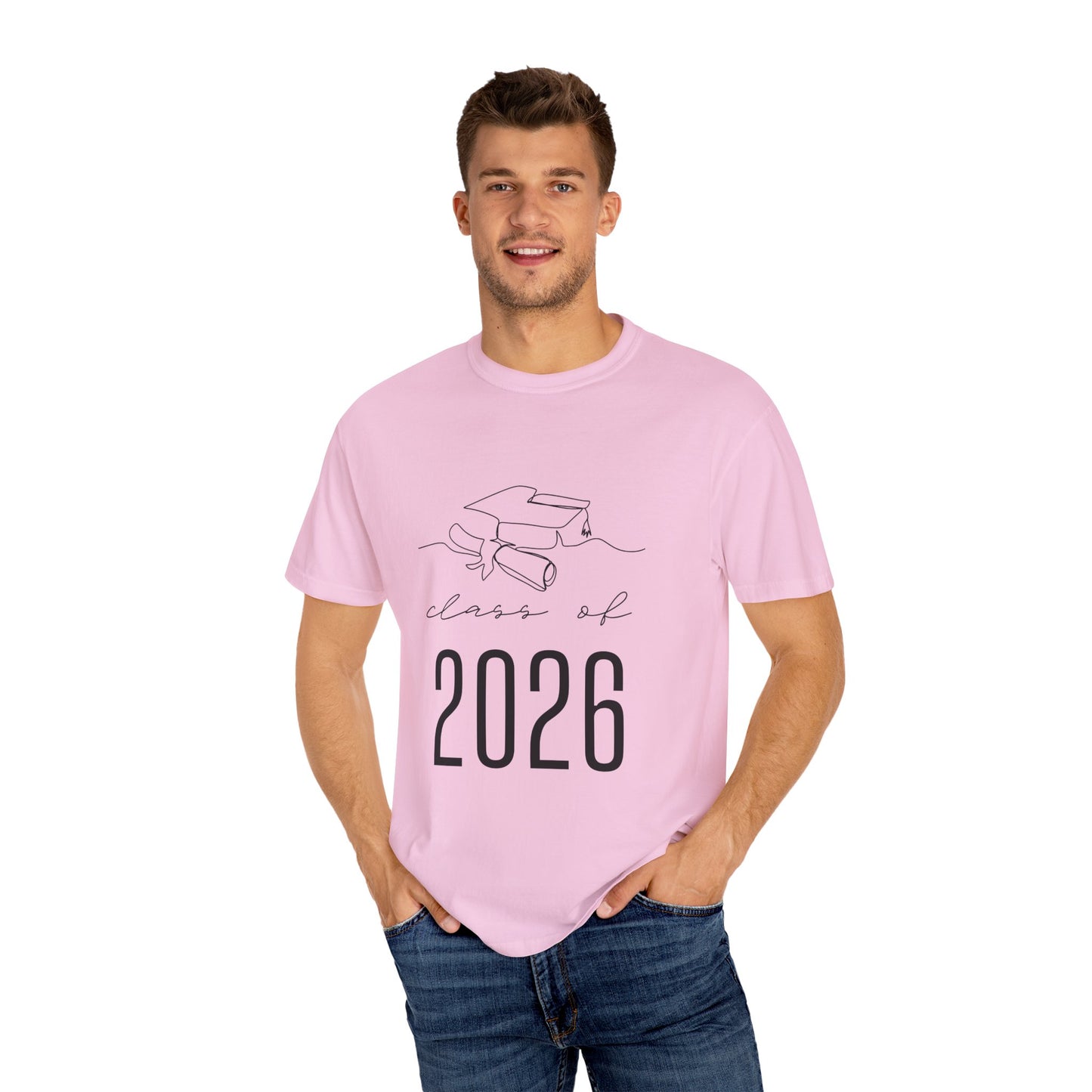 GRADUATION TSHIRT CLASS OF 2026 Unisex School Spirit Shirt, Grad Gift, Comfortable Cotton Top