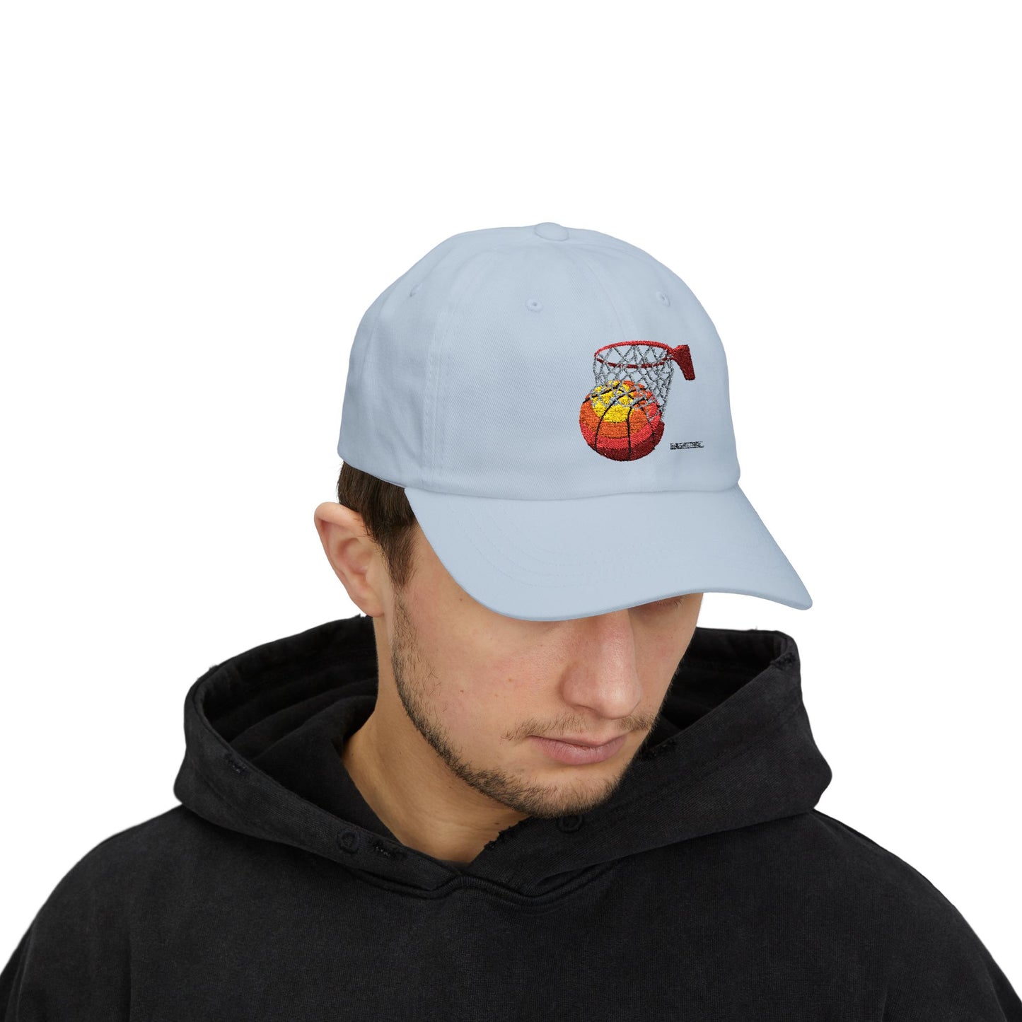 Basketball Dad Cap - Classic White Hat for Sports Lovers