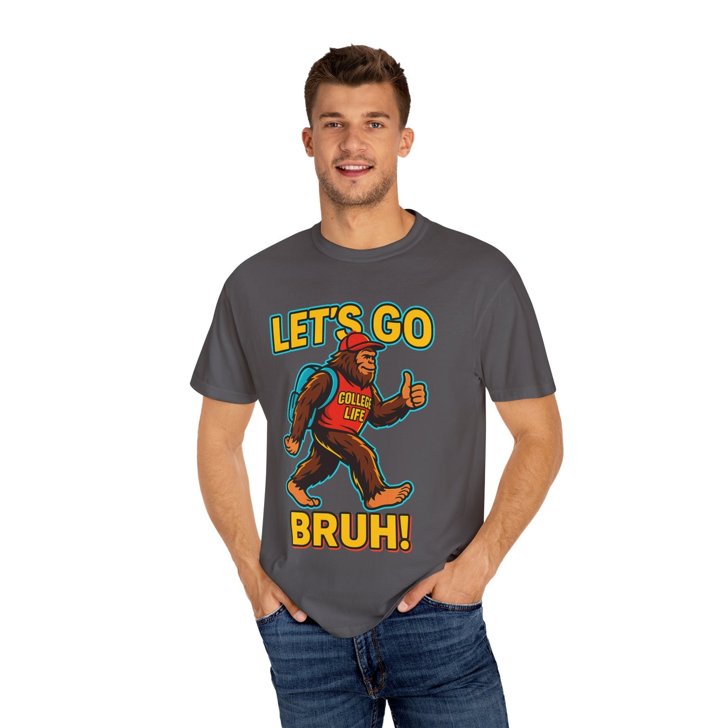 BIGFOOT CURRENT NEON COLLEGE TEES Unisex Garment-Dyed T-shirt