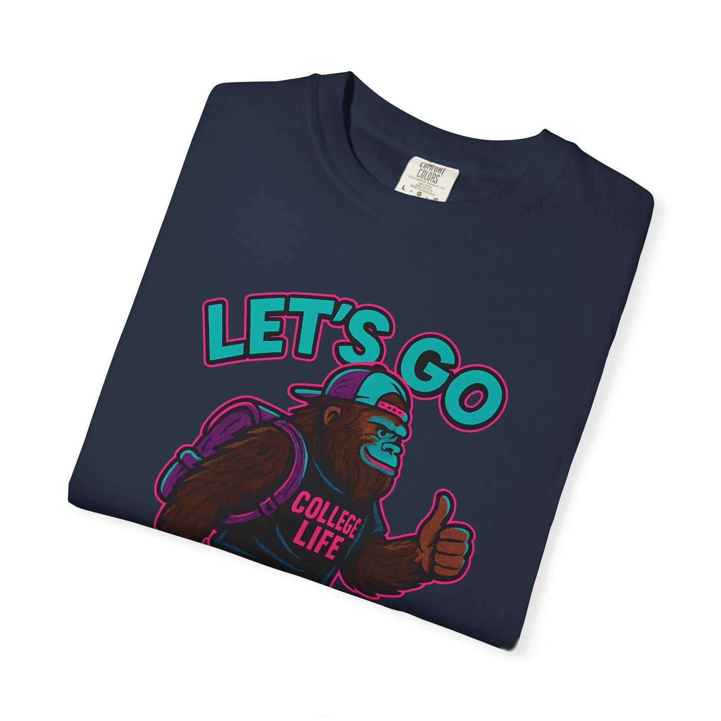 BIG FOOT 80's COLLEGE  TEES Unisex Garment-Dyed T-shirt