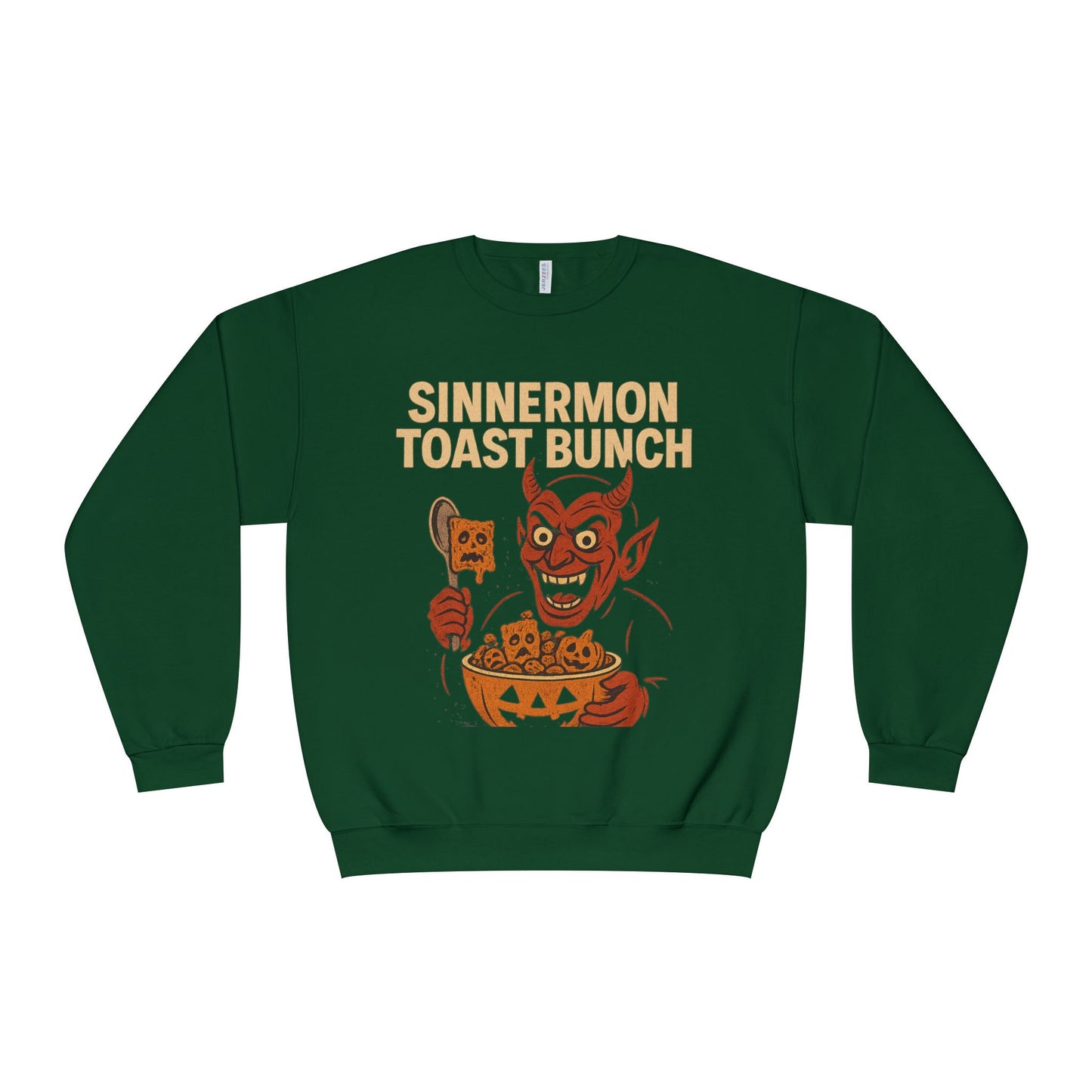 NEW SINNERMON TOAST HALLOWEEN SWEATSHIRT Unisex NuBlend® Crewneck Sweatshirt