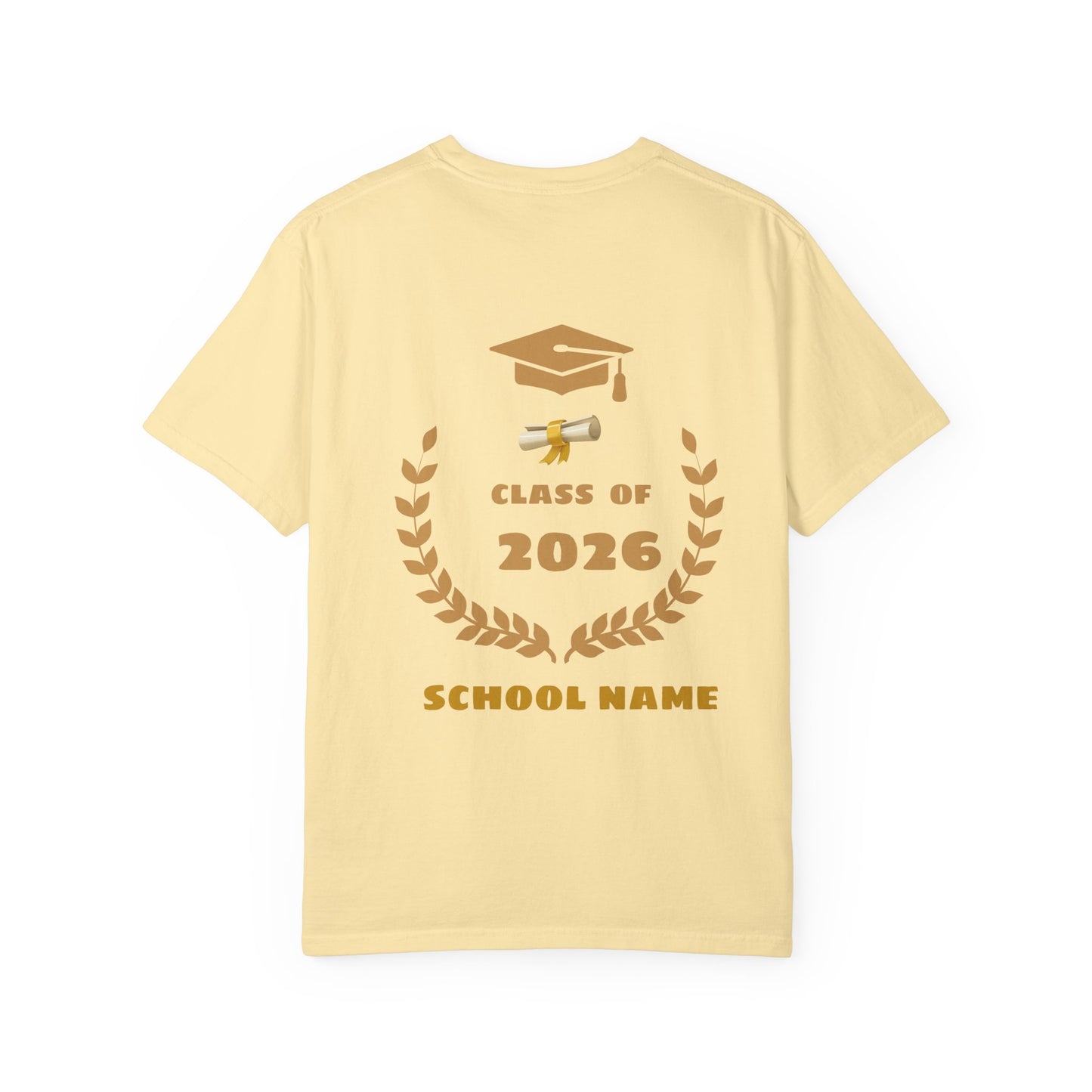 Class of 2026 Graduation T-Shirt, Customizable Graduation Tee, Unisex Gift for Grads, School Spirit Shirt, Celebratory Outfit