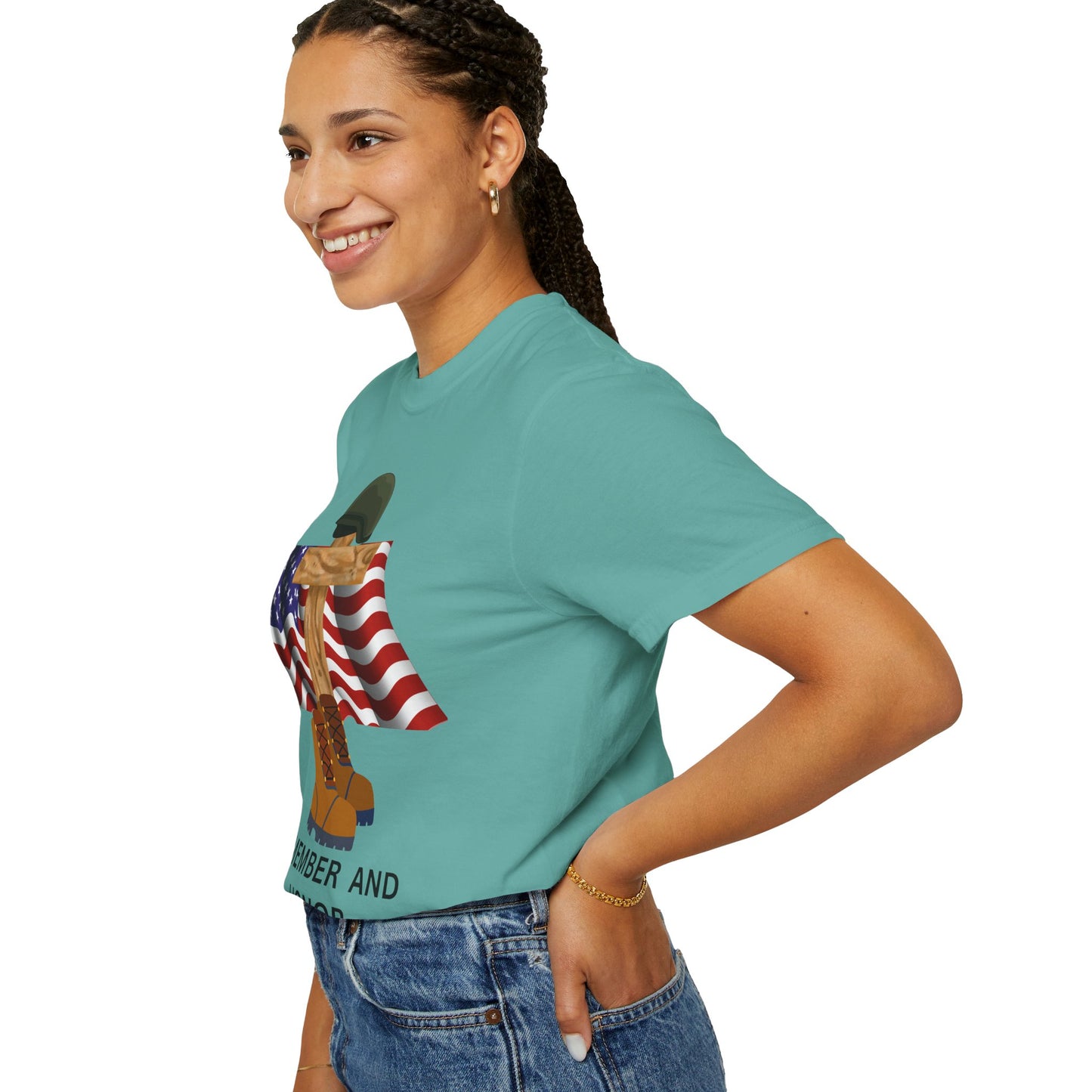 Memorial Day Tribute T-Shirt | Remember and Honor Gift | Unisex Garment-Dyed Top | Patriotic Tee for Veterans, 4th of July, Casual [...]