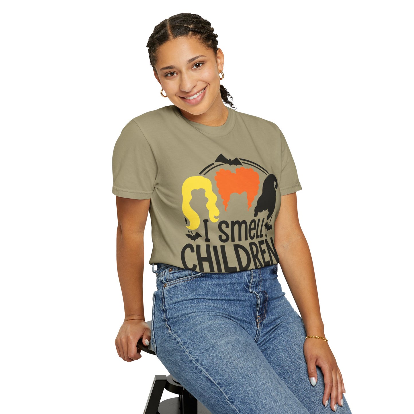 HALLOWEEN I SMELL CHILDREN Unisex Garment-Dyed T-shirt
