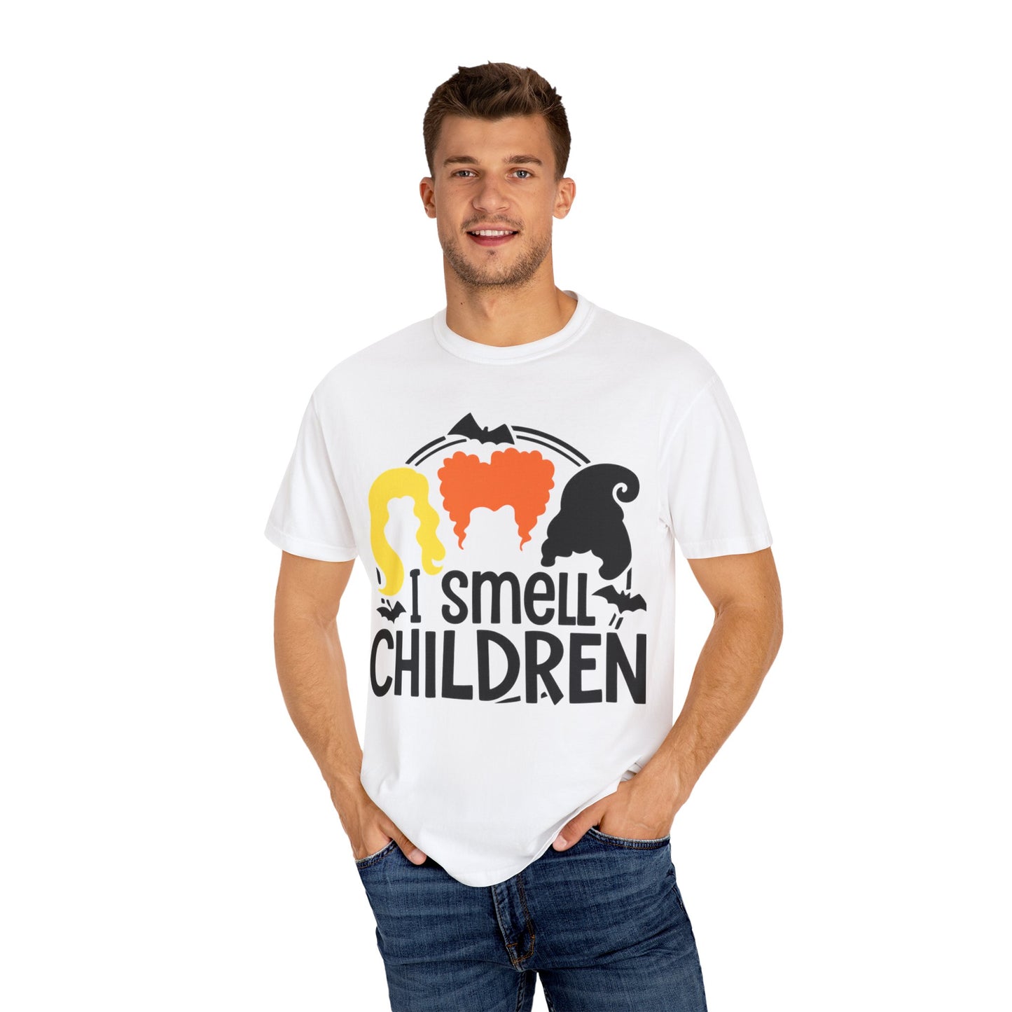 HALLOWEEN I SMELL CHILDREN Unisex Garment-Dyed T-shirt