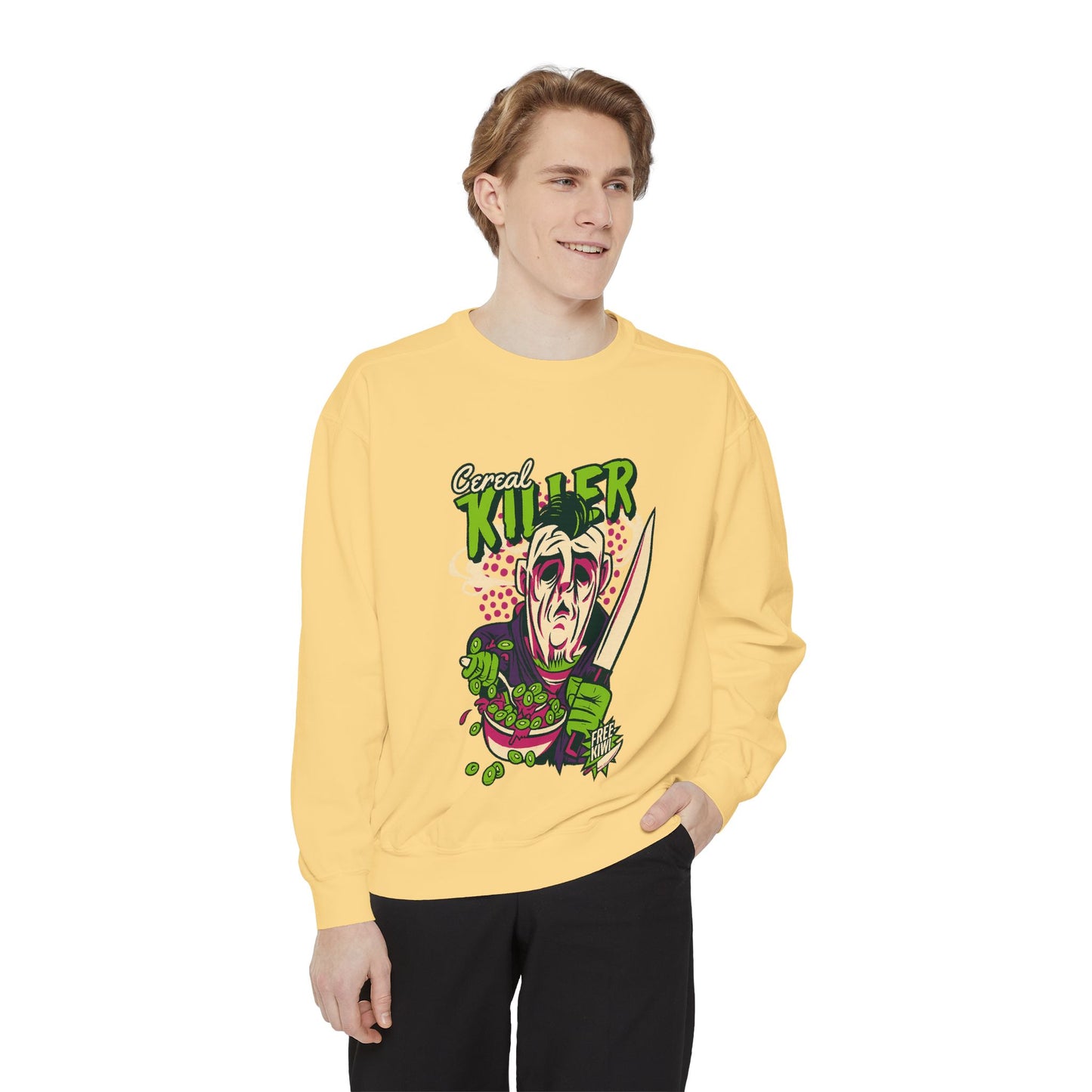HALLOWEEN SERIAL CERAEL KILLER SWEATSHIRT Unisex Garment-Dyed Sweatshirt