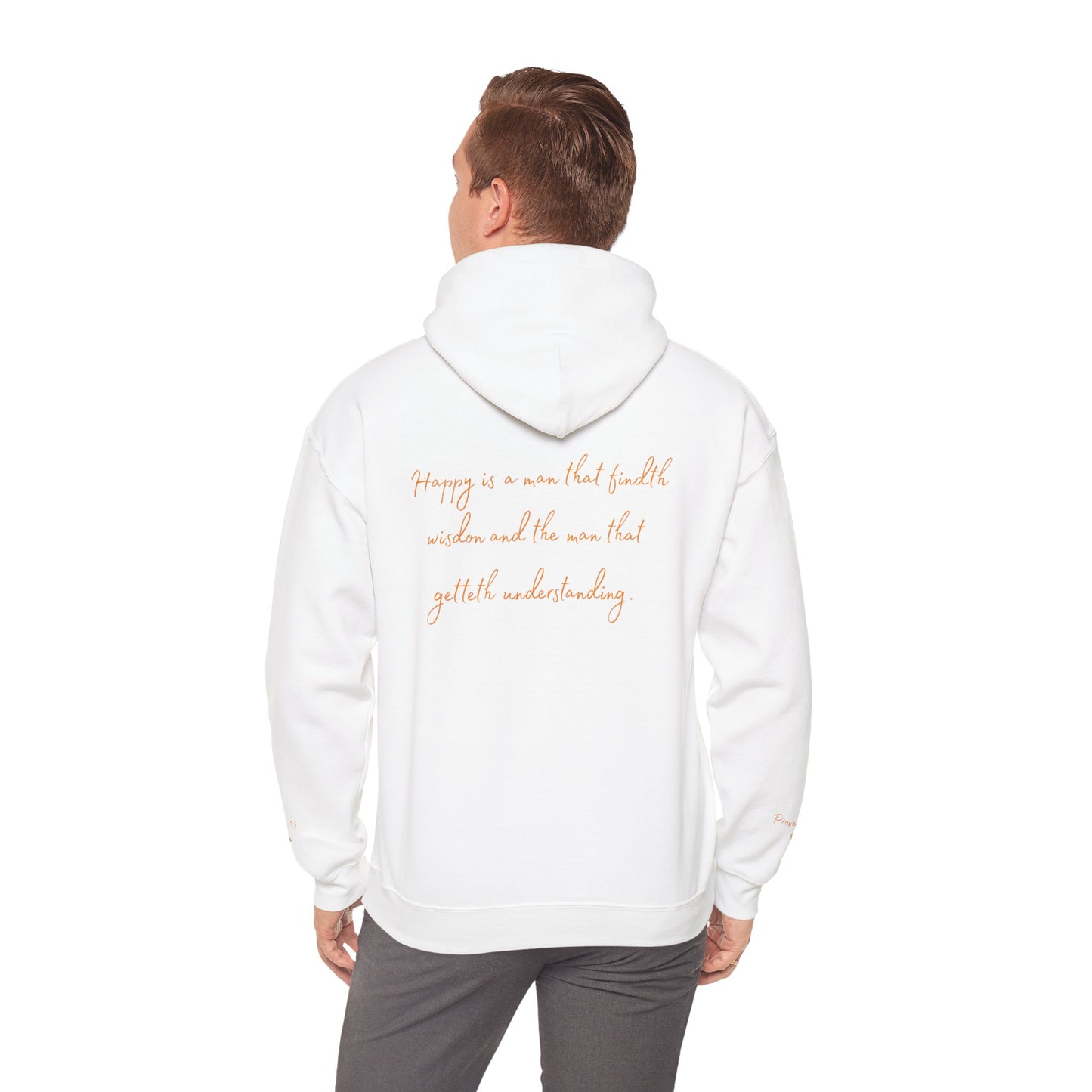 INSPIRATIONAL BIBLE VERSE HOODIE Sweatshirt - Proverbs 3:13